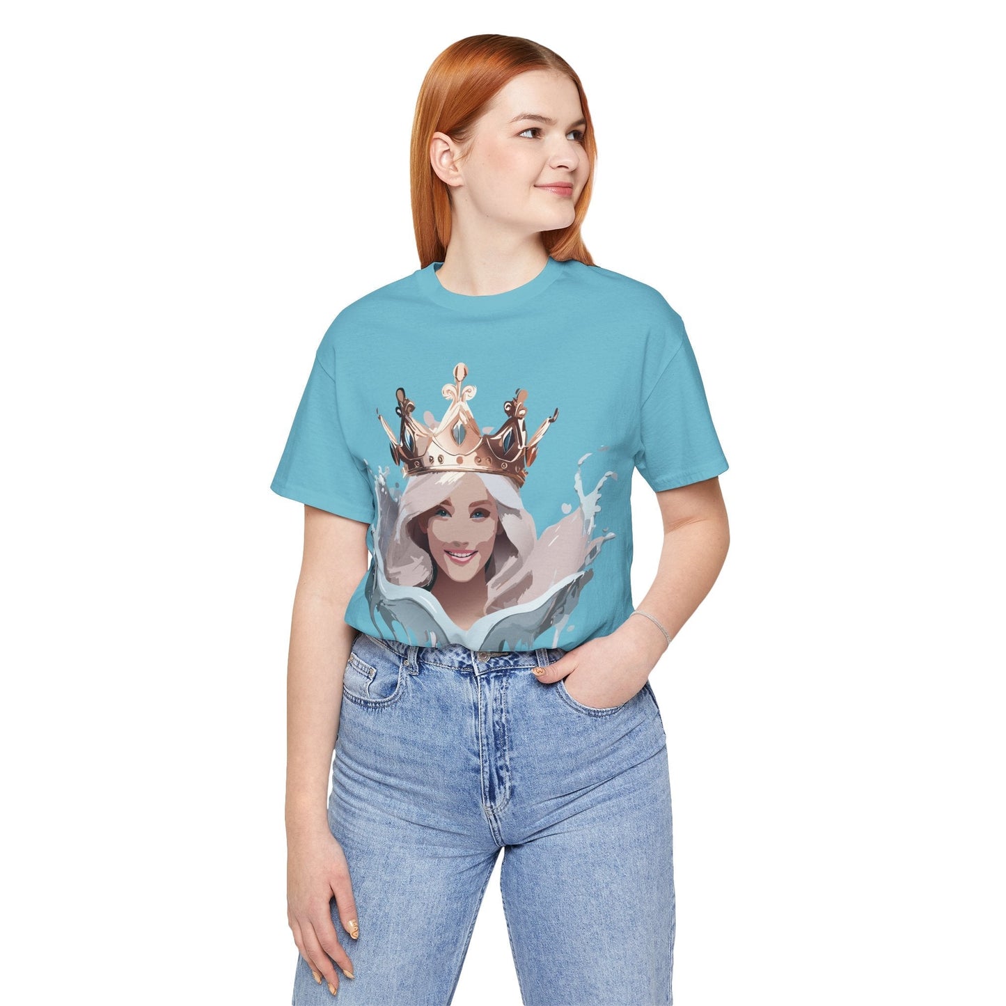 Queen Graphic Tee Unisex Jersey Short Sleeve Vintage Inspired Adelpha Art Design