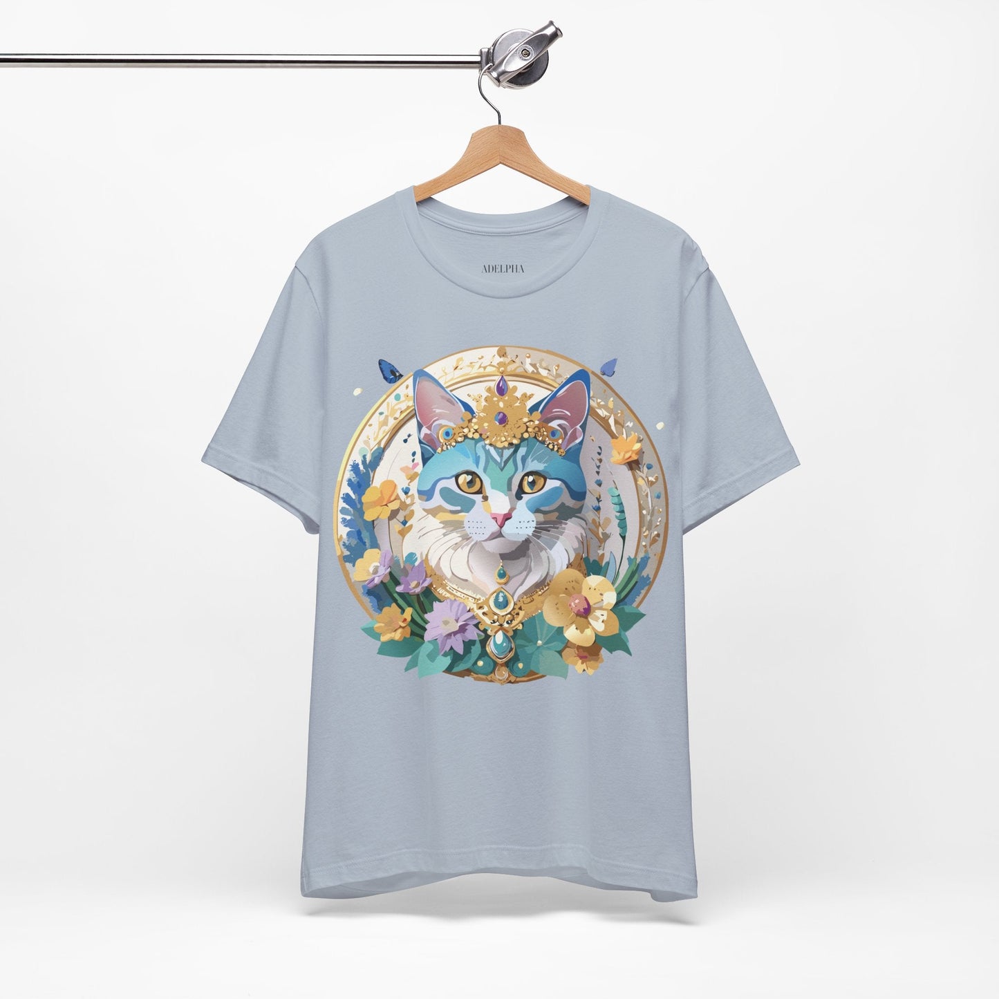 Unisex Graphic Tee With Adelpha Artwork Vintage Inspired Short Sleeve Jersey Shirt