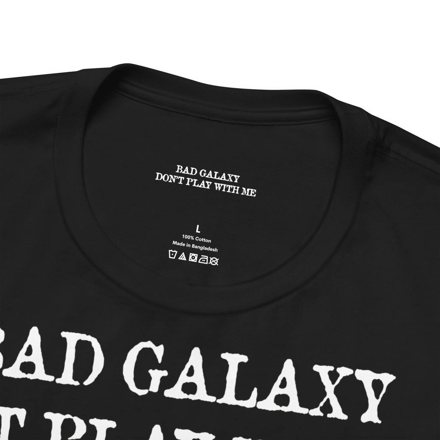 Bad Galaxy Skull T Shirt Made To Order 100 Percent Cotton Eco Friendly Inks USA Designed
