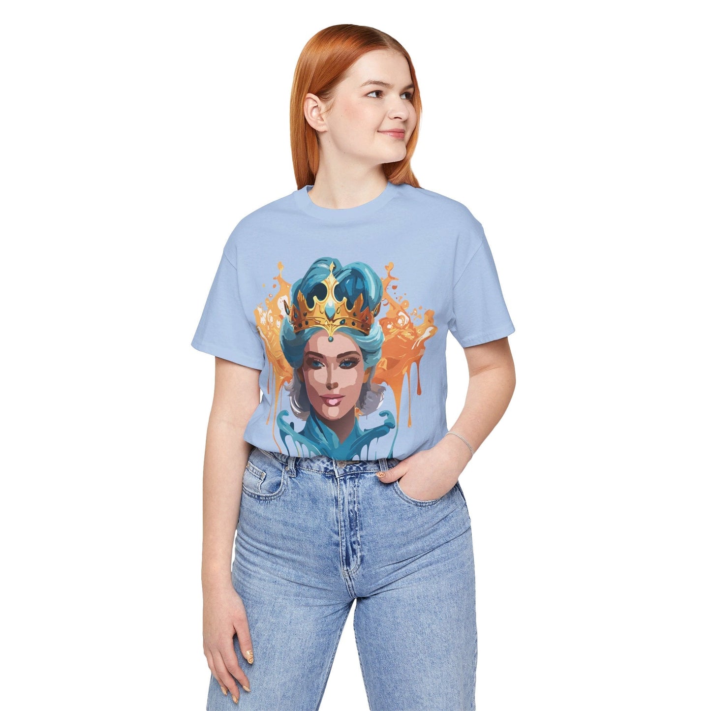 Queen Woman Portrait Graphic Unisex 100 Cotton Vintage Artwork Tee 17