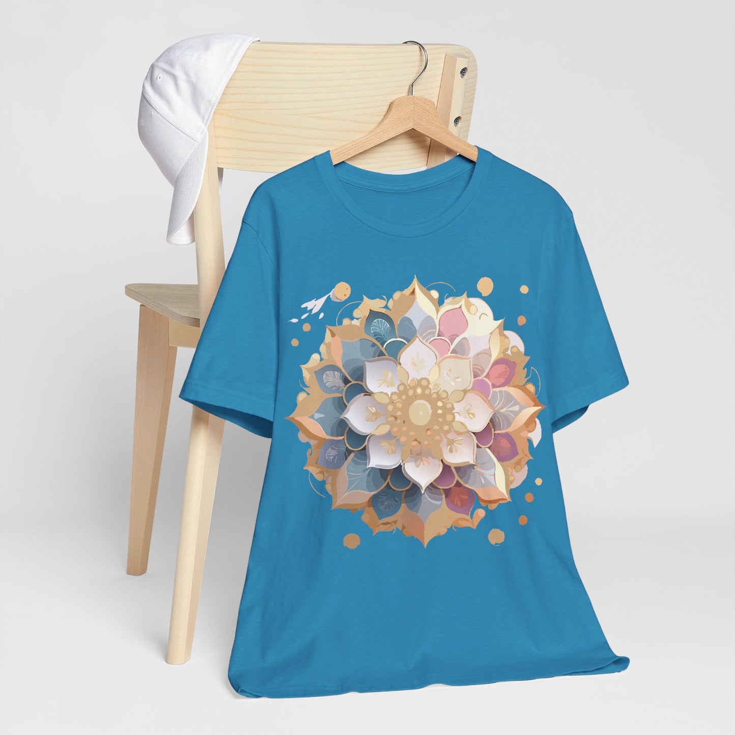Mandala Graphic Tee Unisex Jersey Short Sleeve From Adelpha Vintage Inspired Artwork