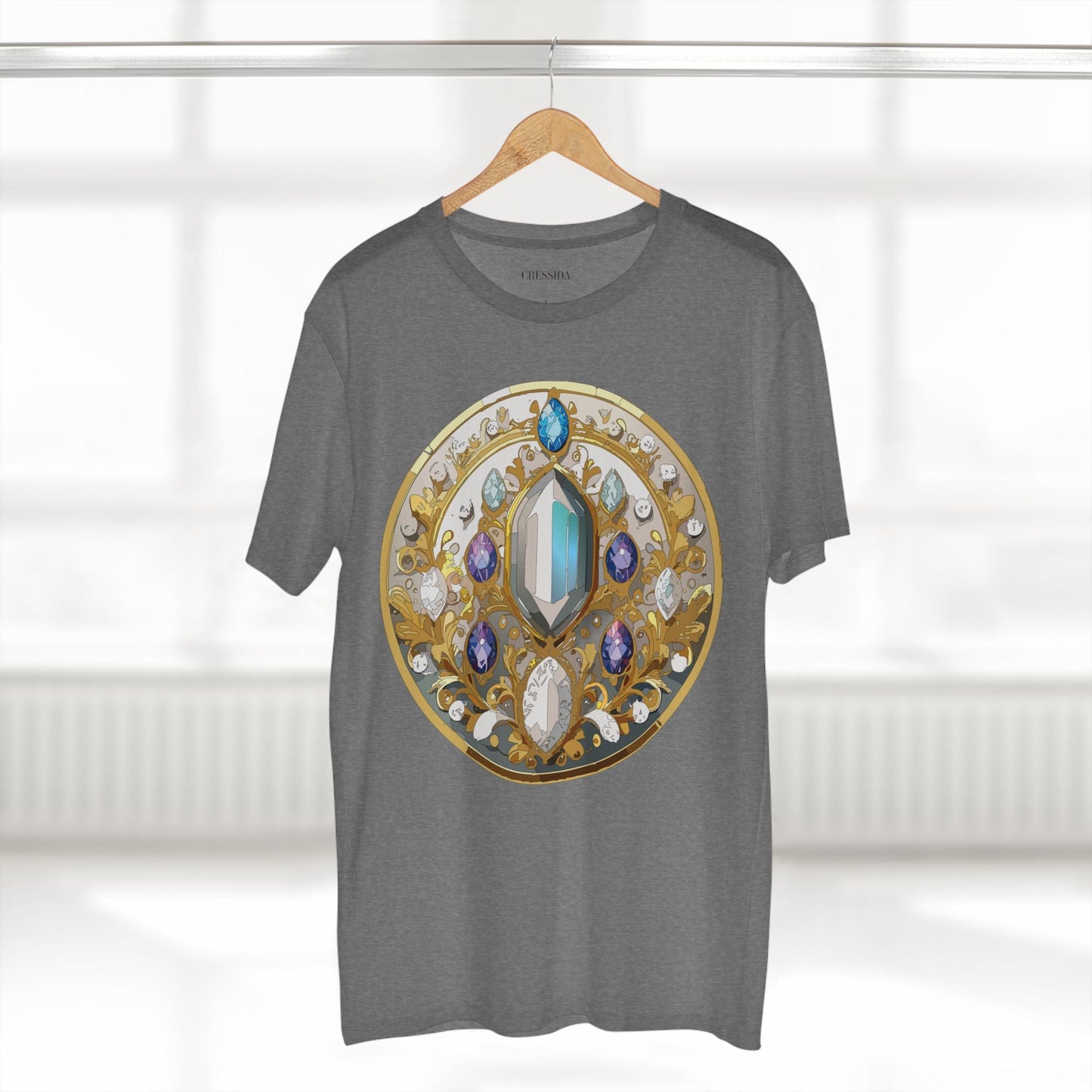 Medallion Graphic T-Shirt Unisex 100 Cotton With Gold Art Design Medal Tee 15