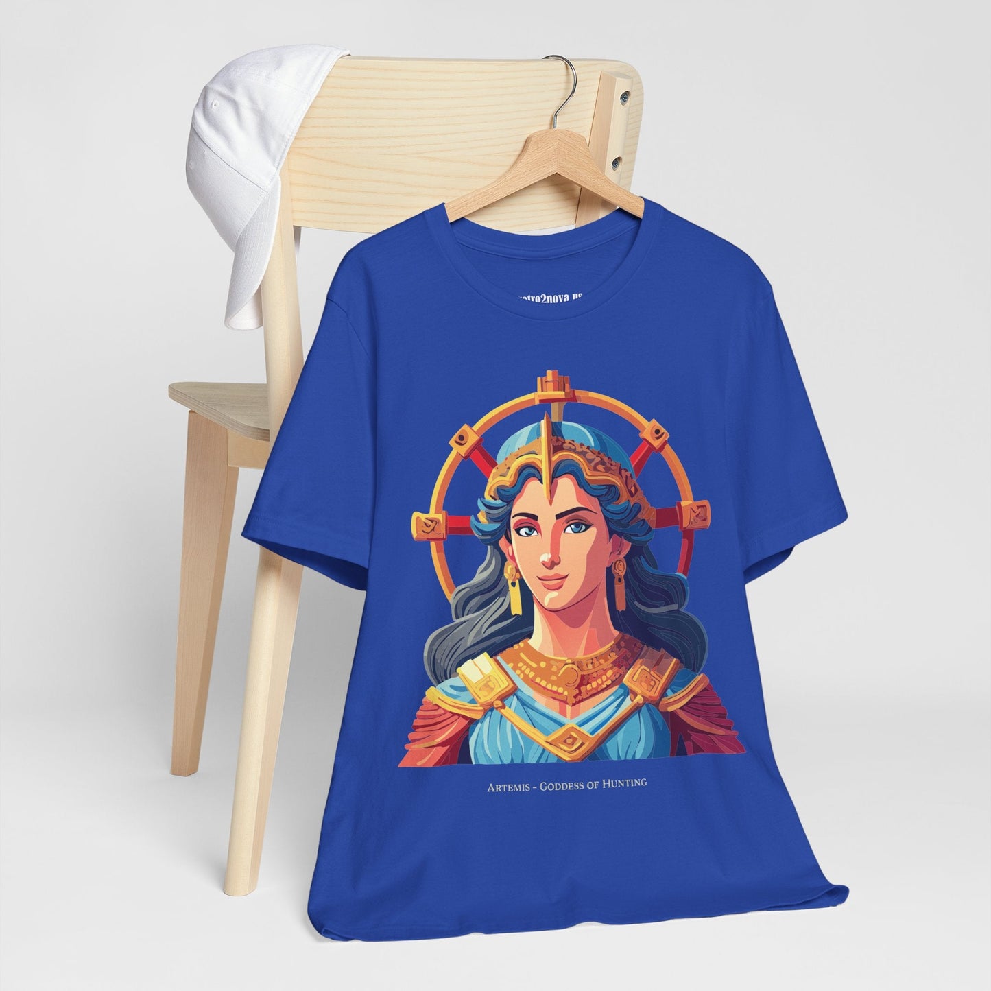 Artemis Goddess Shirt Unisex Graphic Tee Vintage Inspired Artwork by Retro2Nova Collection