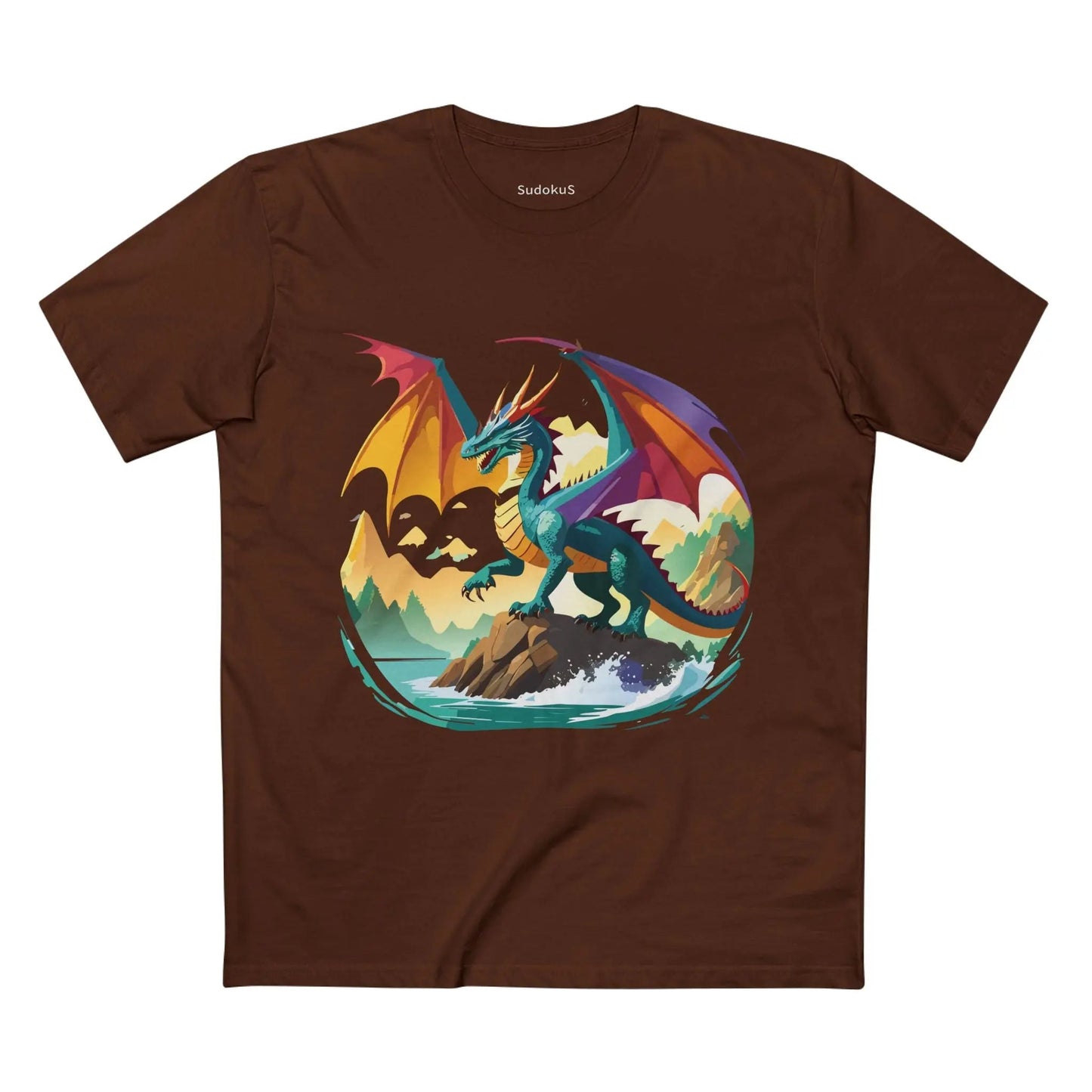 Dragon Graphic Unisex 100 Cotton Staple Tee 25