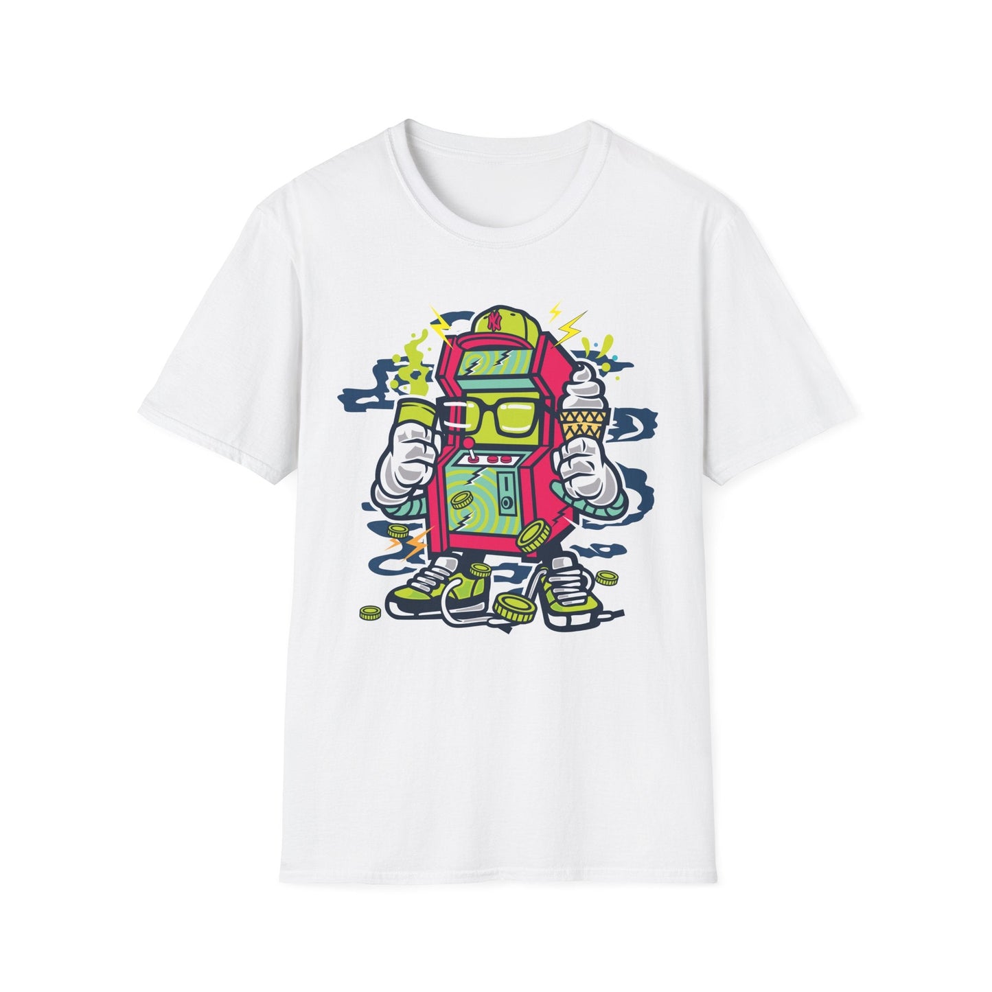 Cartoon T Shirt Animation Tee Funny Graphic Unisex Gildan Softstyle 64000 100 Percent Cotton