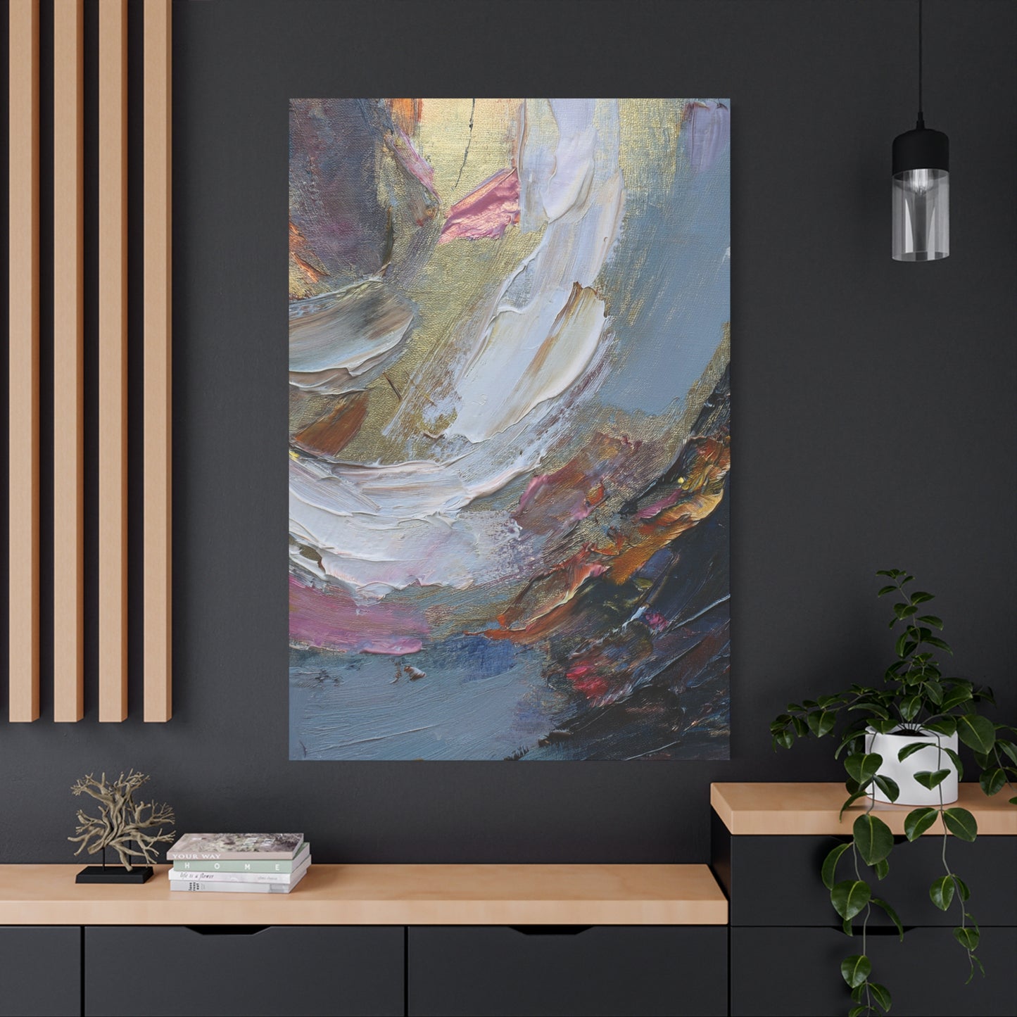 Abstract Oil Painting Print Canvas 20x24,20x30,24x30 24x32,24x36,30x40 32x48,36x48,40x60 Pine-Wood Inner Frame ABS-87