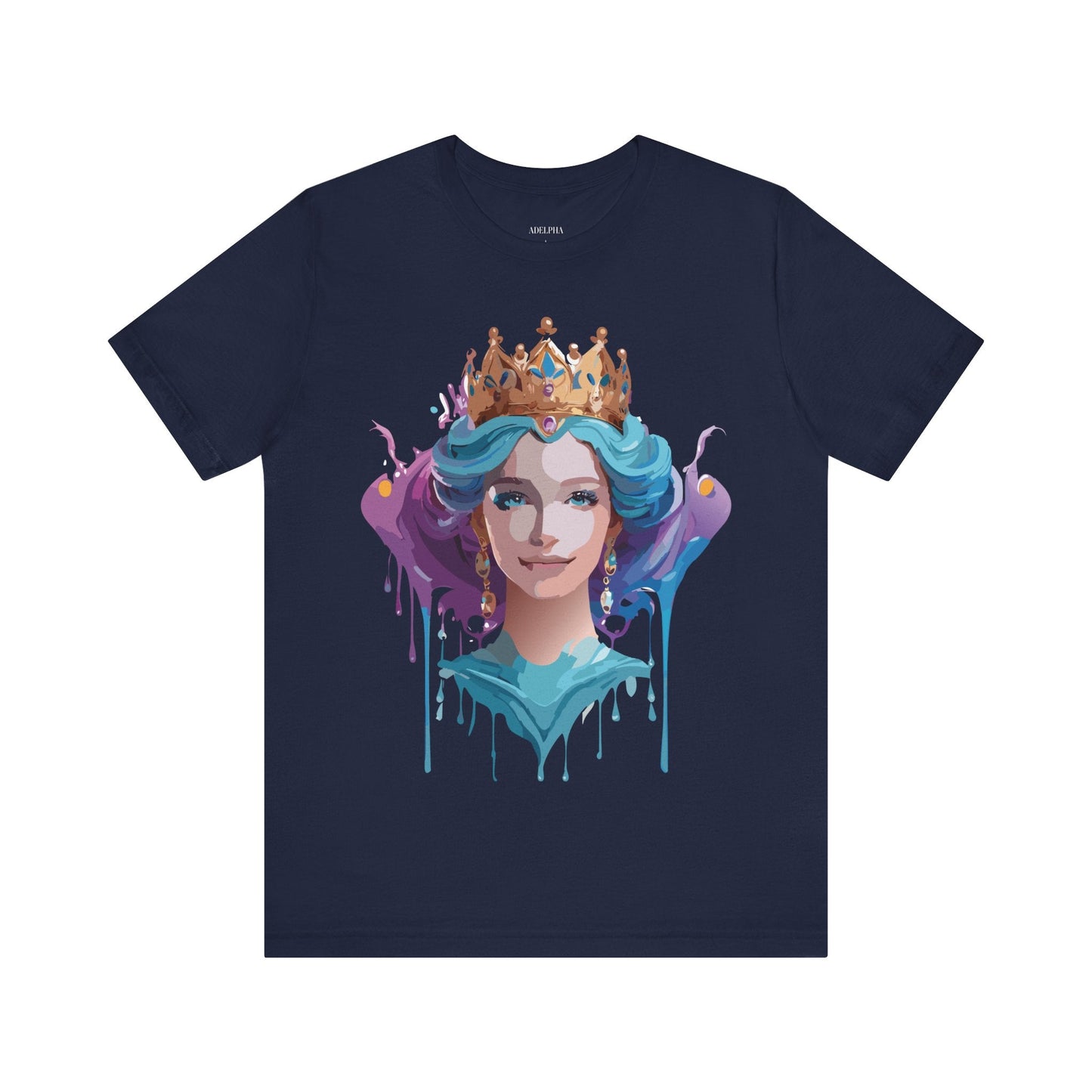 Queen Woman Portrait Graphic Unisex 100 Cotton Vintage Artwork Tee 1