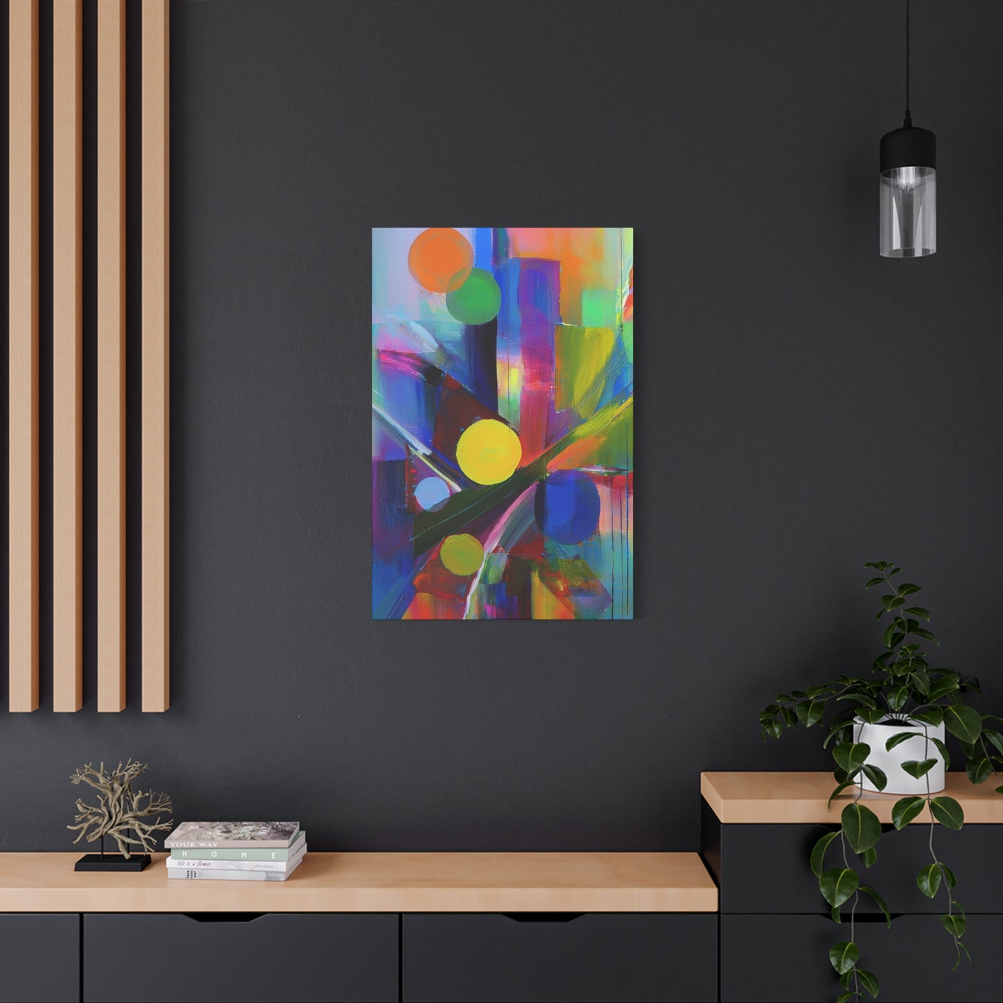 Abstract Painting Print Canvas 20x24,20x30,24x30, 24x32,24x36,30x40, 32x48,36x48,40x60 Pine-Wood Inner Frame ABS-11