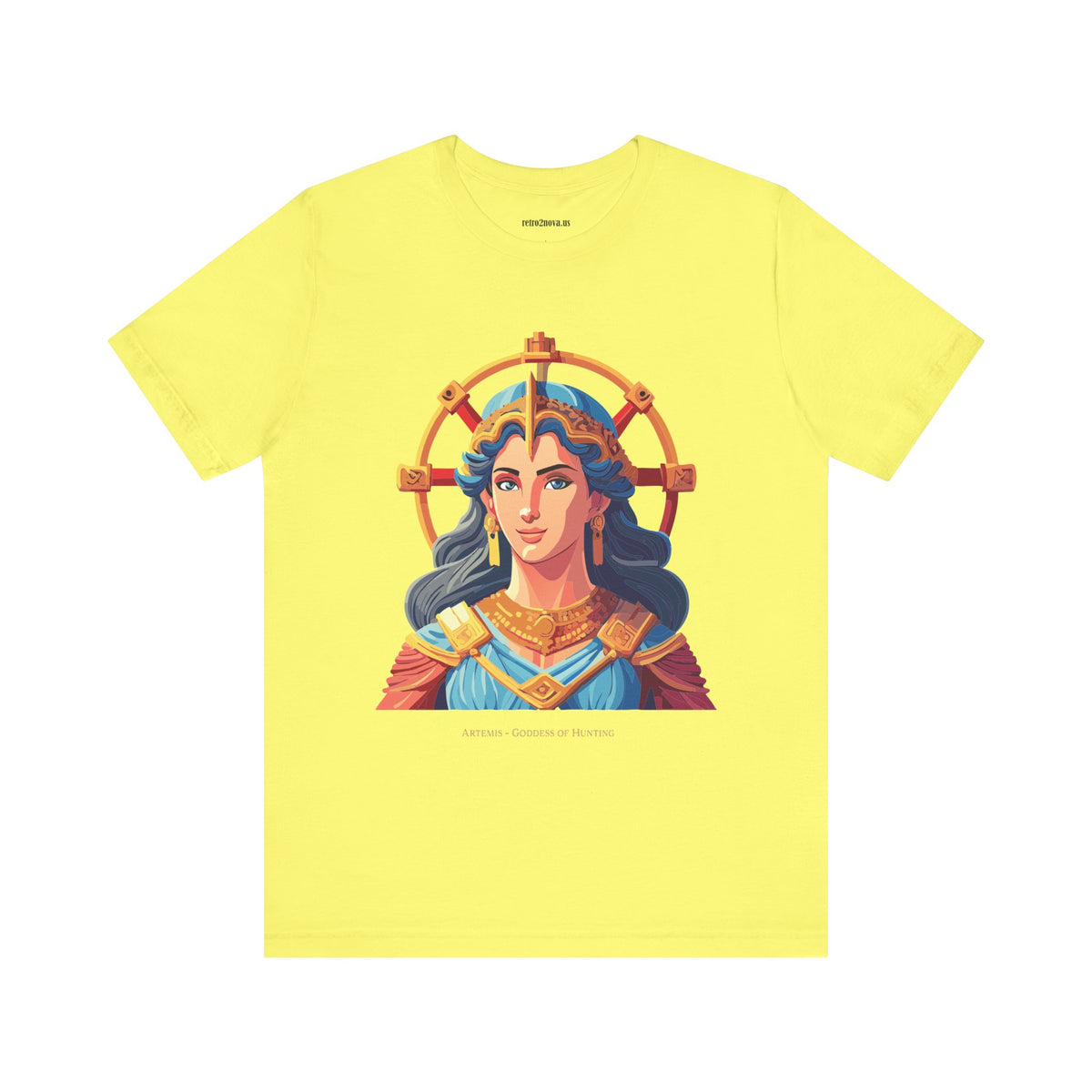 Goddess Graphic Unisex Cotton Bella+Canvas Tee with Artemis