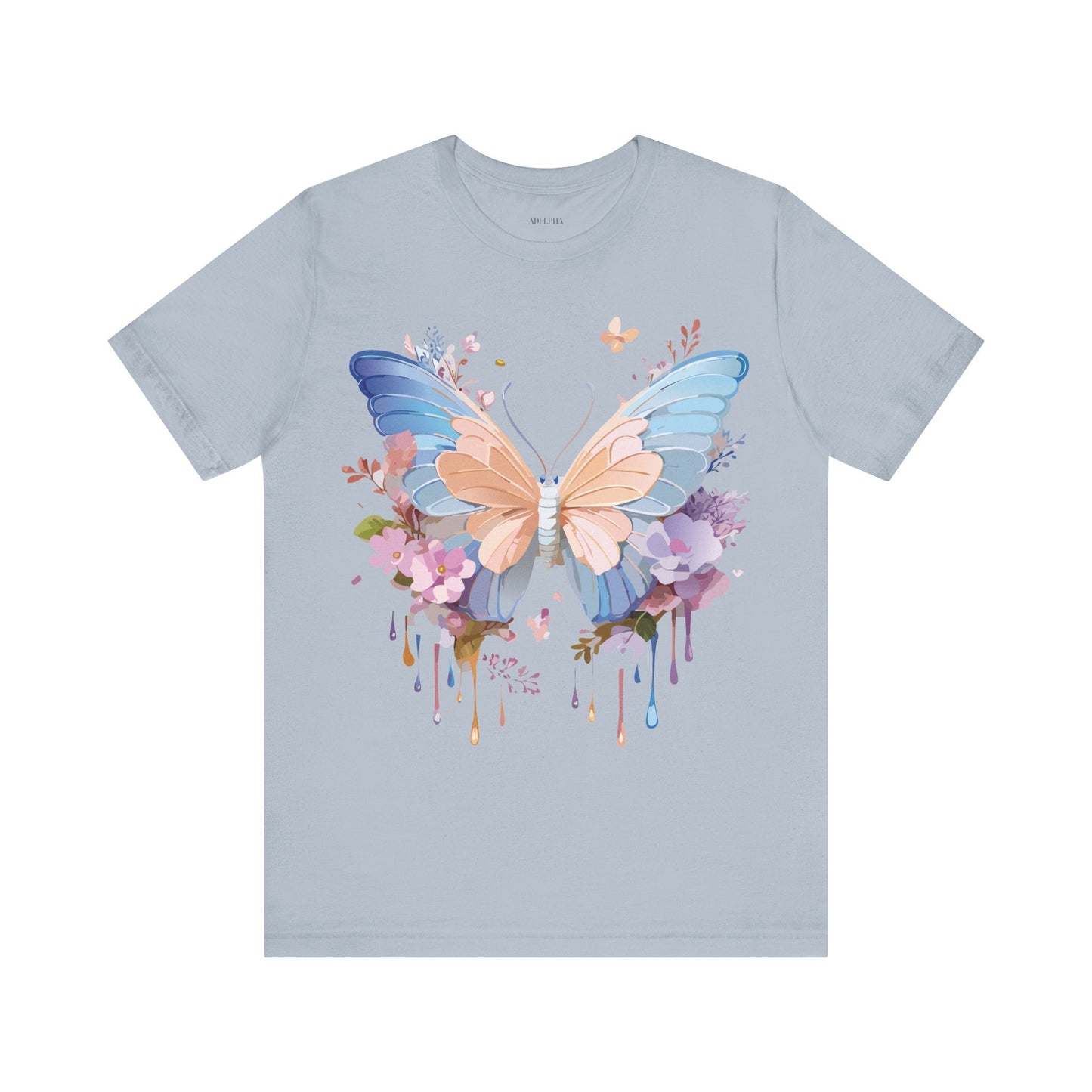 Butterfly Graphic Tee Unisex Jersey Short Sleeve Art Design Adelpha