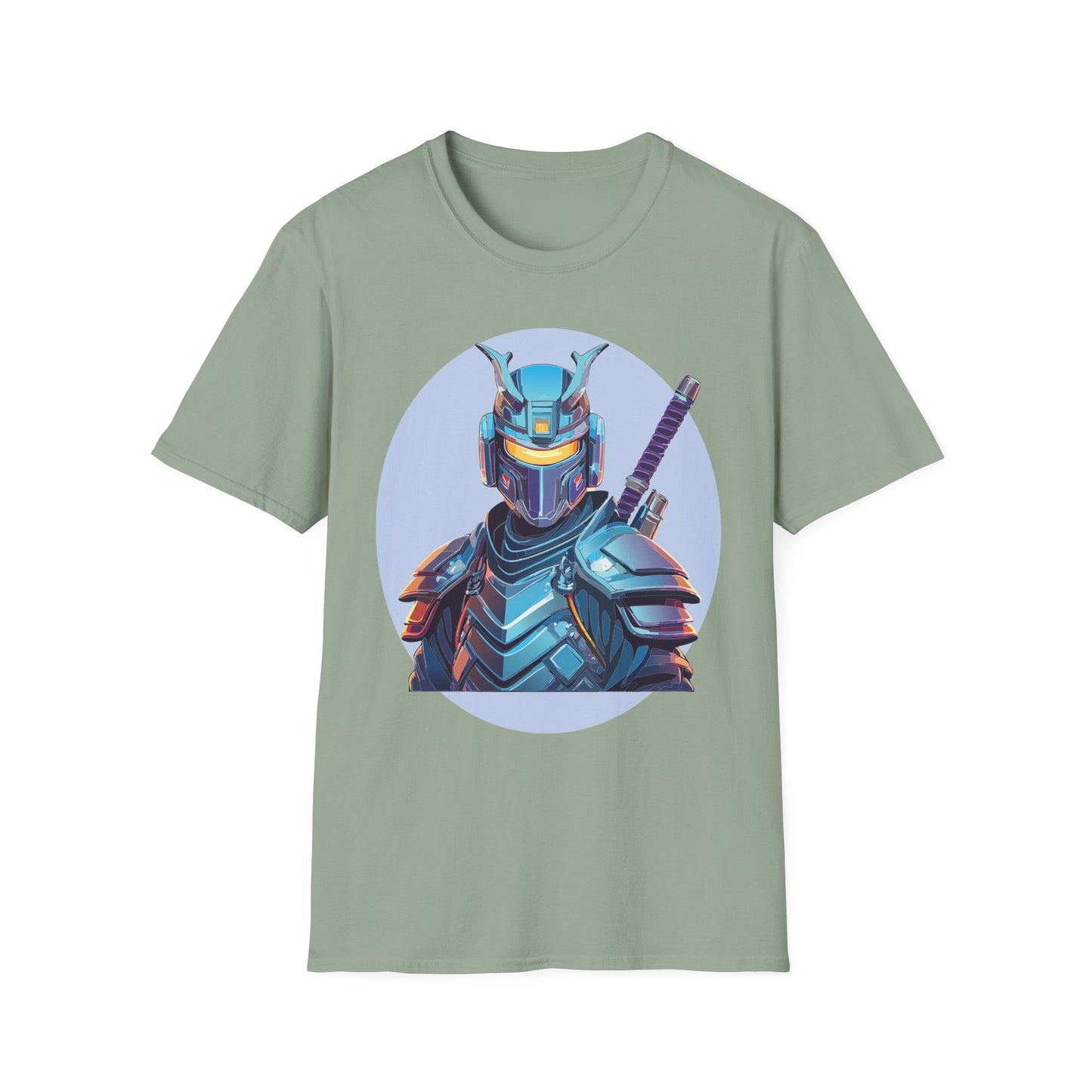 Samurai Shirt Unisex Softstyle Tee 64000 Gildan 100 Percent Ring Spun Cotton Comfort Fit