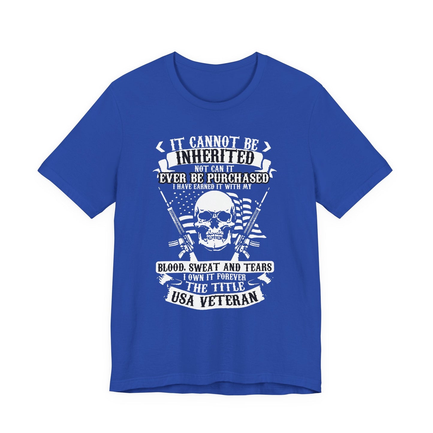 Army Veteran Patriotic Graphic Design Unisex Cotton T-Shirt v54
