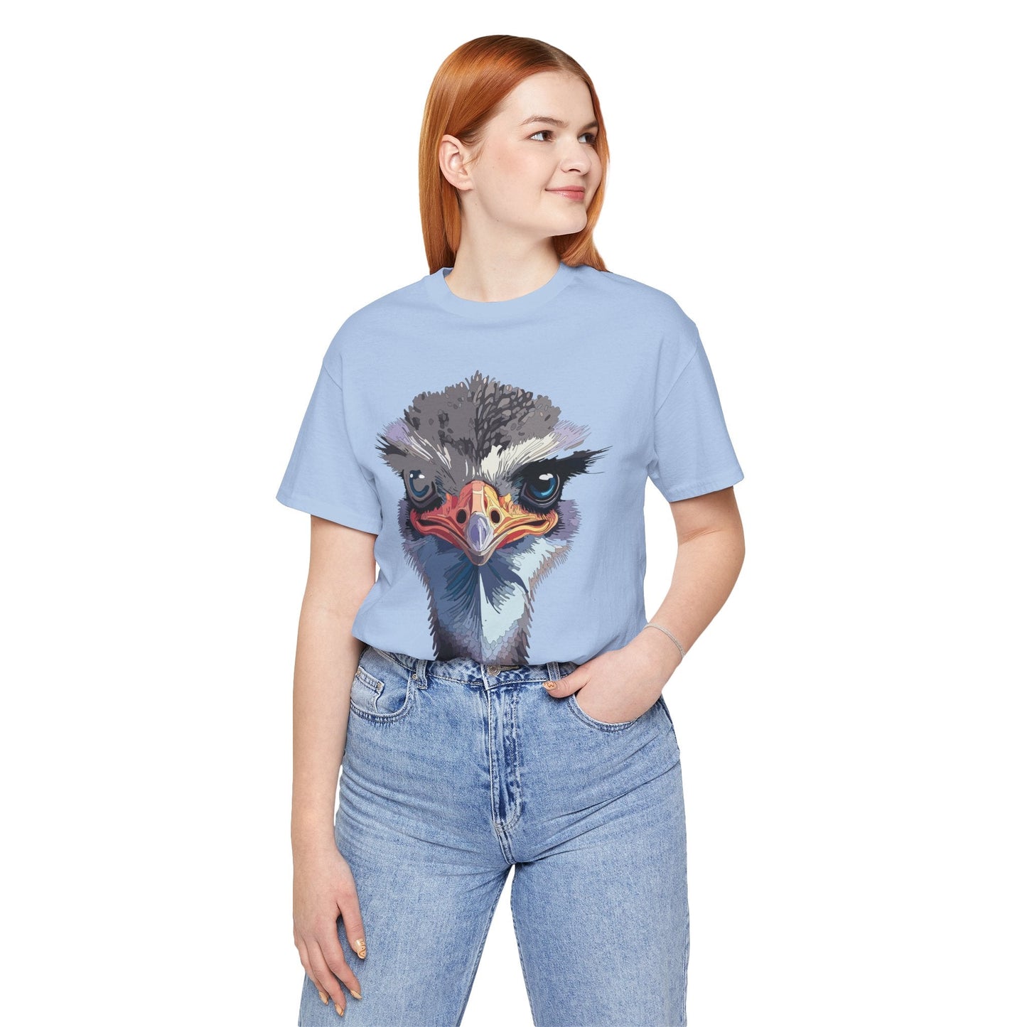 Unisex Animal Tee Shirt With Art Design Wild Animals Shirt Gildan Softstyle 64000