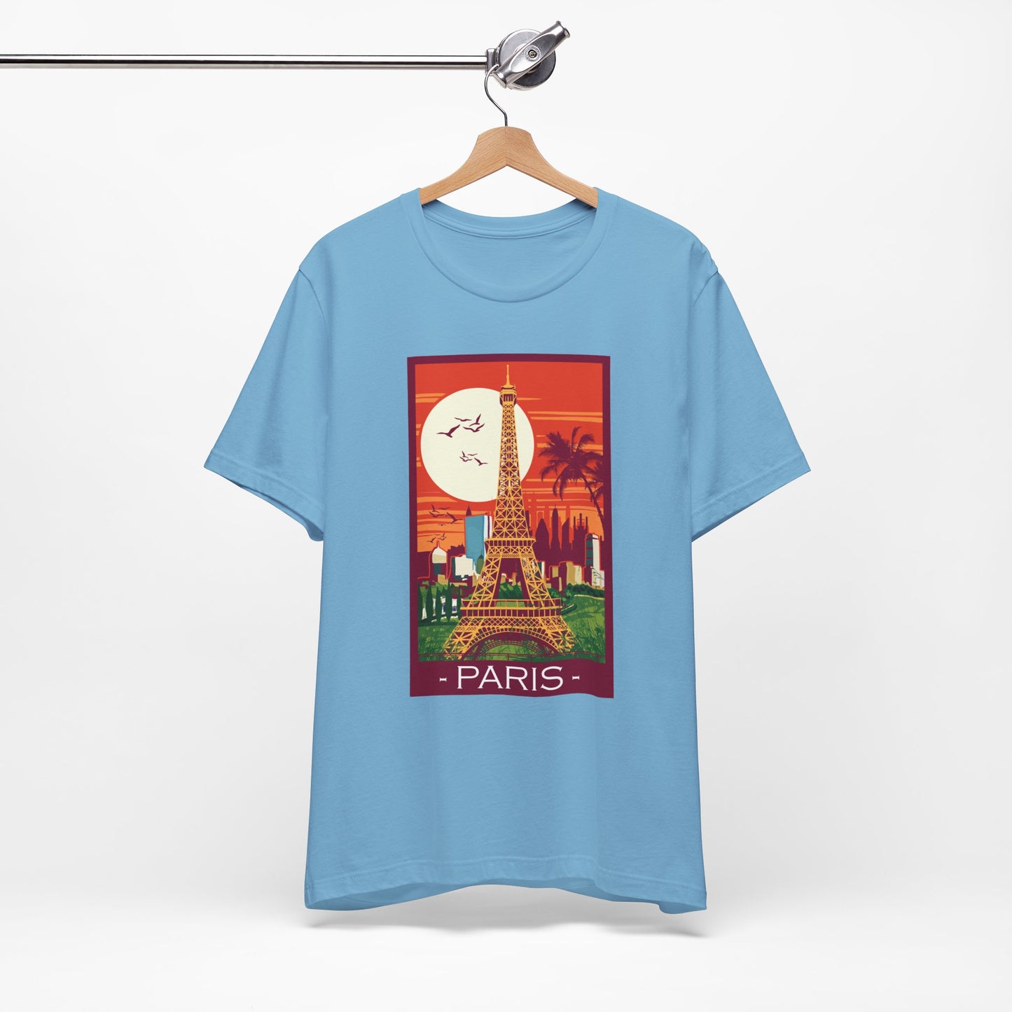 Retro Poster Paris Graphic Design Tee, Paris Shirt, Vintage Tees, Art Design T-Shirt, Graphic Tee, Retro Art Shirts