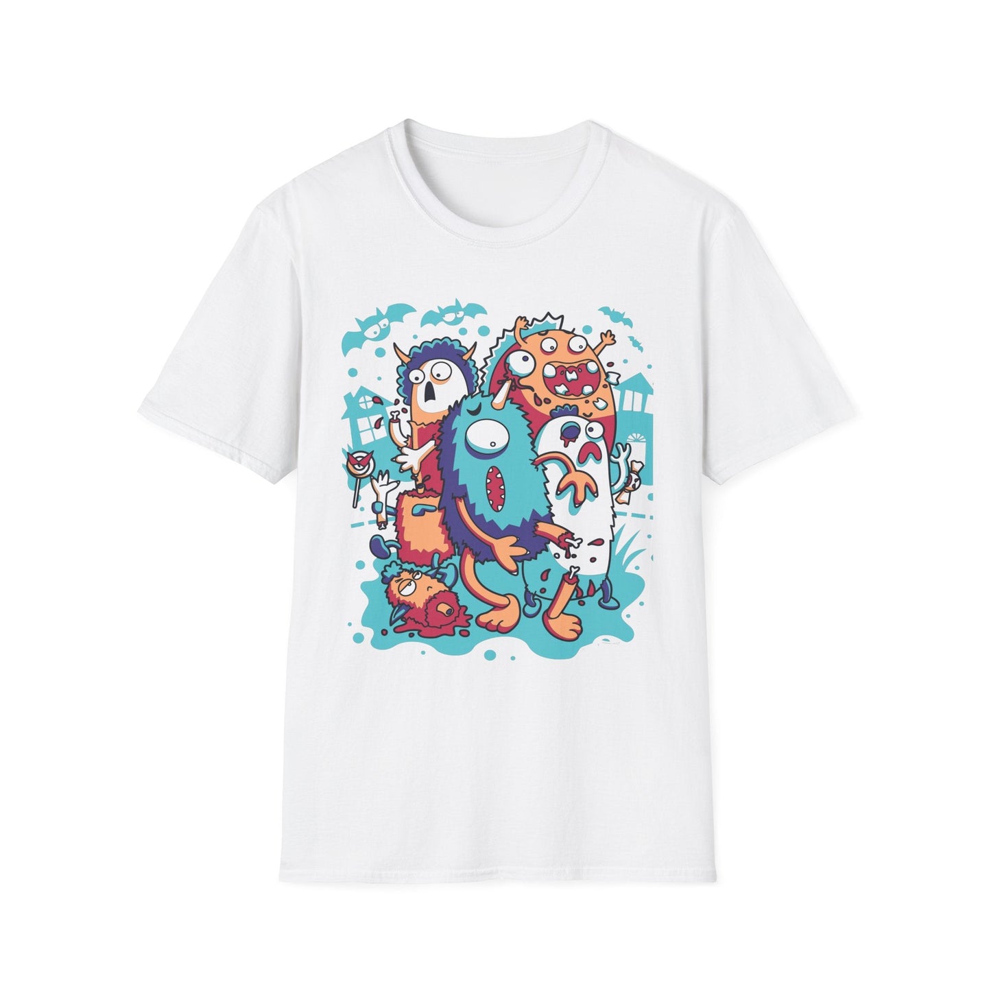 Cartoon T Shirt Animation Tee Funny Graphic Unisex Softstyle 100 Percent Ring Spun Cotton Tee