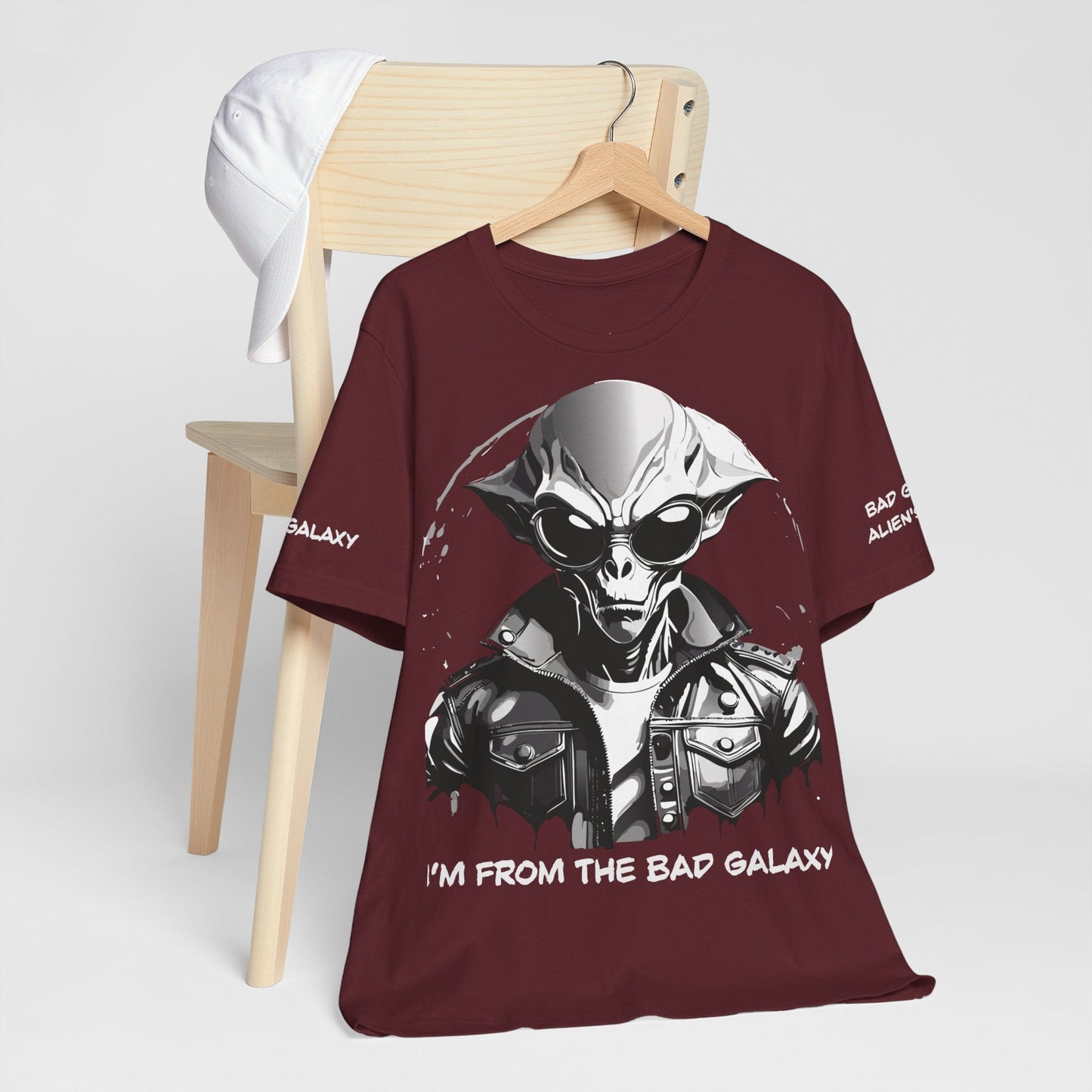 Alien Tee Shirt From Bad Galaxy Made To Order 100 Percent Cotton Lightweight Free Shipping