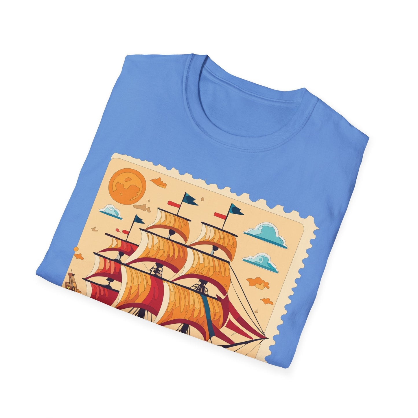 Ship T Shirts Frigate T Shirts Vessel Tee Shirt Unisex Gildan Softstyle 64000 Comfort Fit