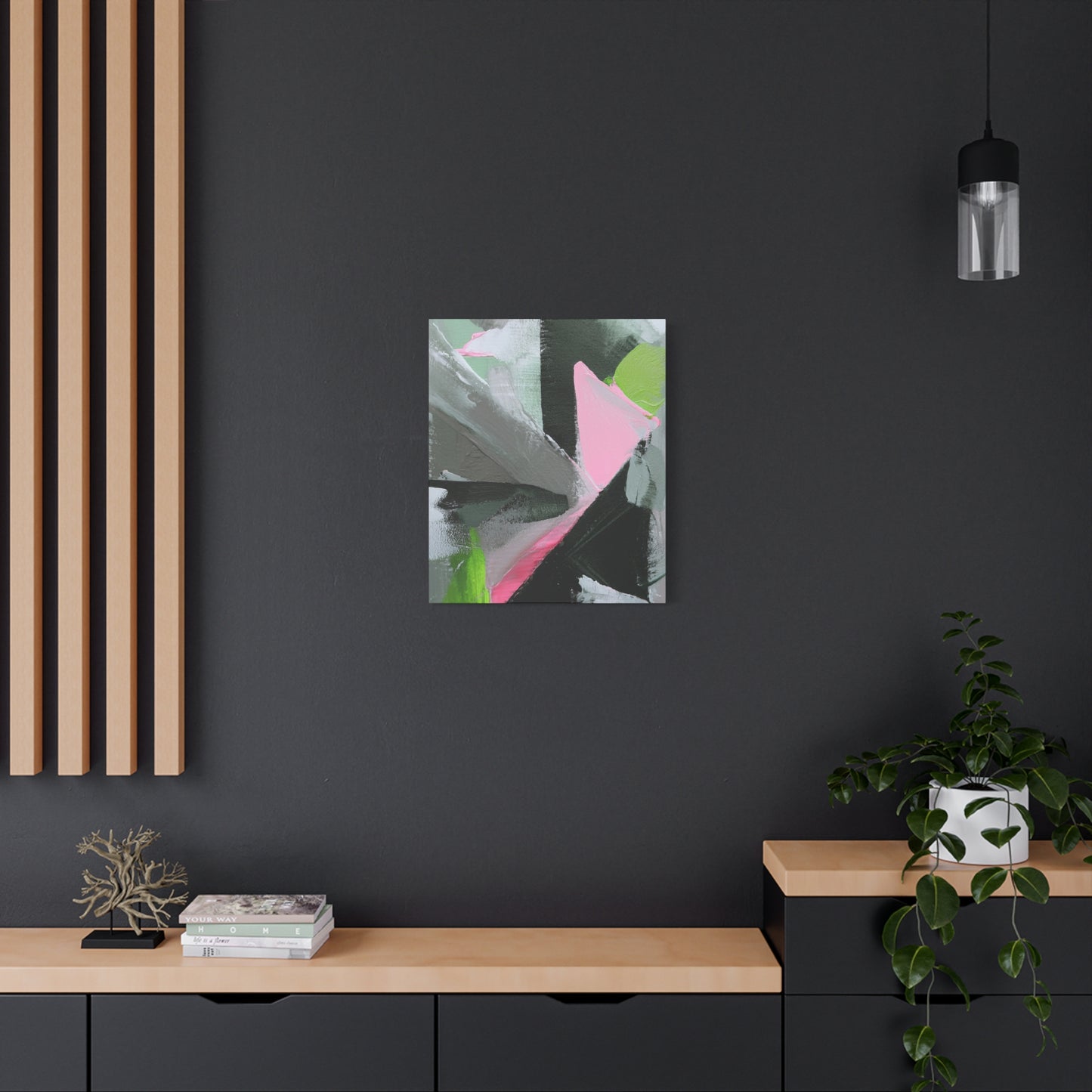 Abstract Geometric Painting Print Canvas 20x24,20x30,24x30 24x32,24x36,30x40 32x48,36x48,40x60 Pine-Wood Inner Frame ABS-41