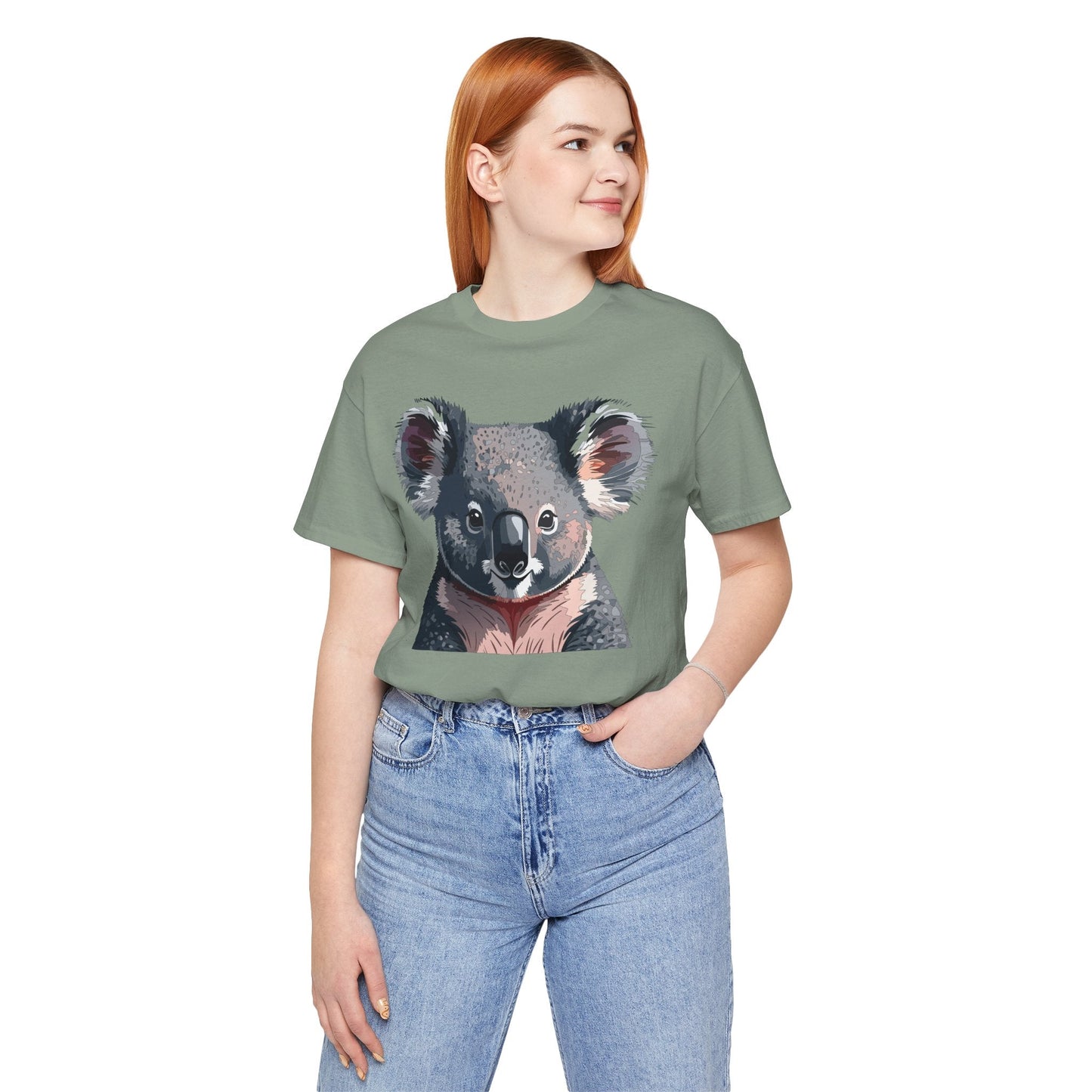 Unisex Animal Shirt Graphic Tee With Wildlife Art Design Animal Print Short Sleeve Casual Wear