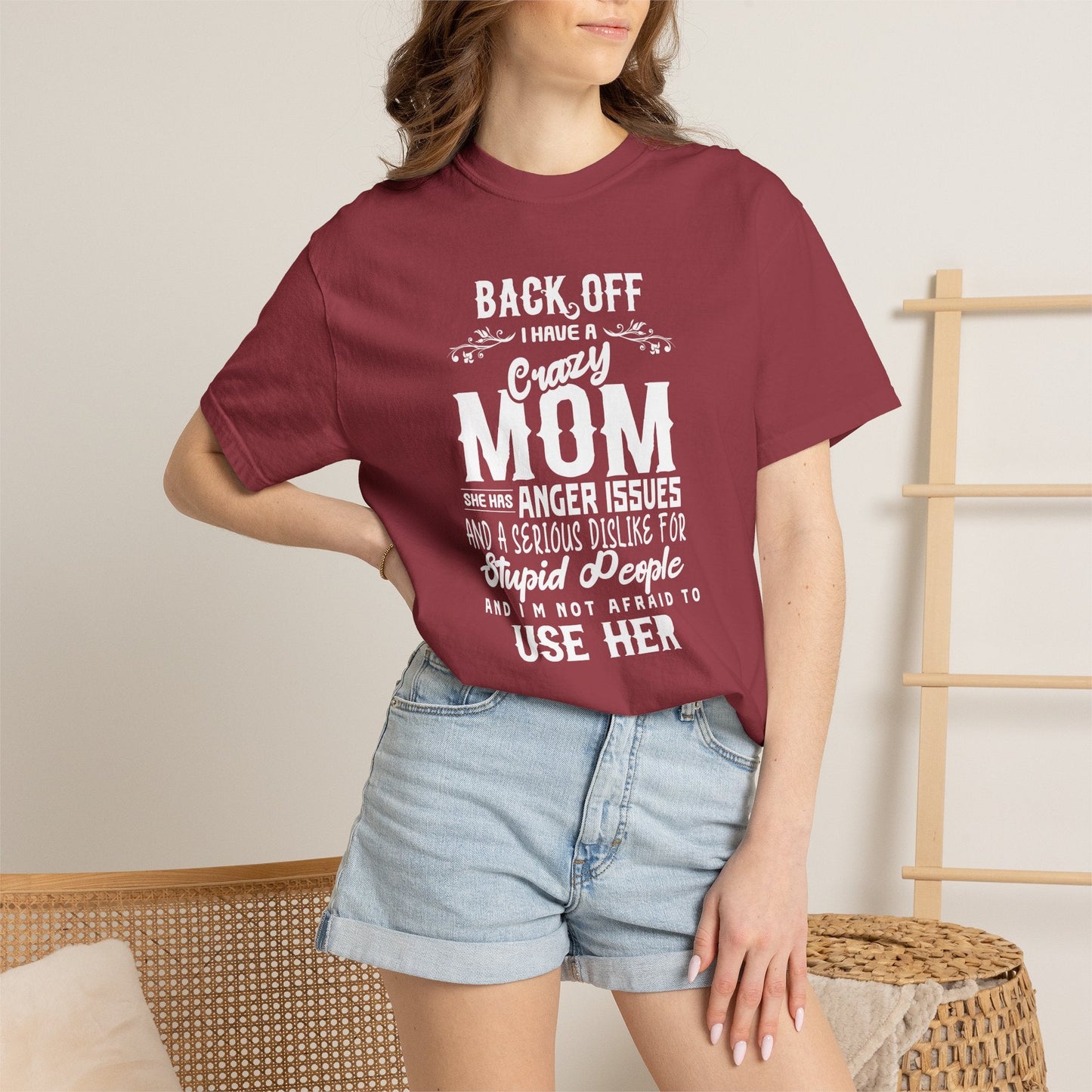 Mom T-shirt Mother's Day Mama Tee Unisex Comfort Colors Garment-Dyed Cotton h34