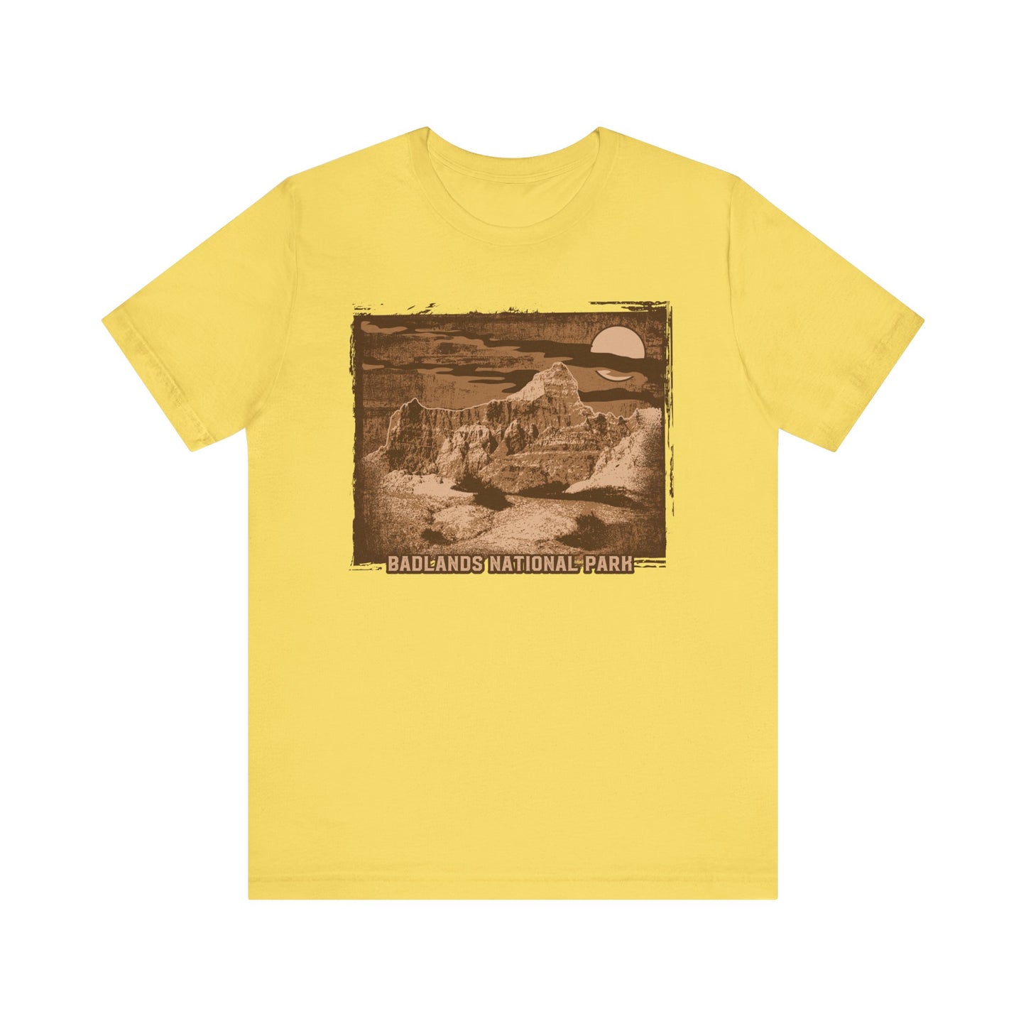 Badlands Retro Poster Graphic Design Tee, Badlands Shirt, Vintage Tees, Art Design T-Shirt, Graphic Tee, Retro Art Shirts