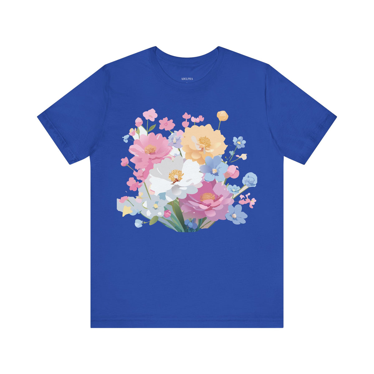 Floral Graphic Tee Shirt - Bella+Canvas Unisex 100 Cotton 17
