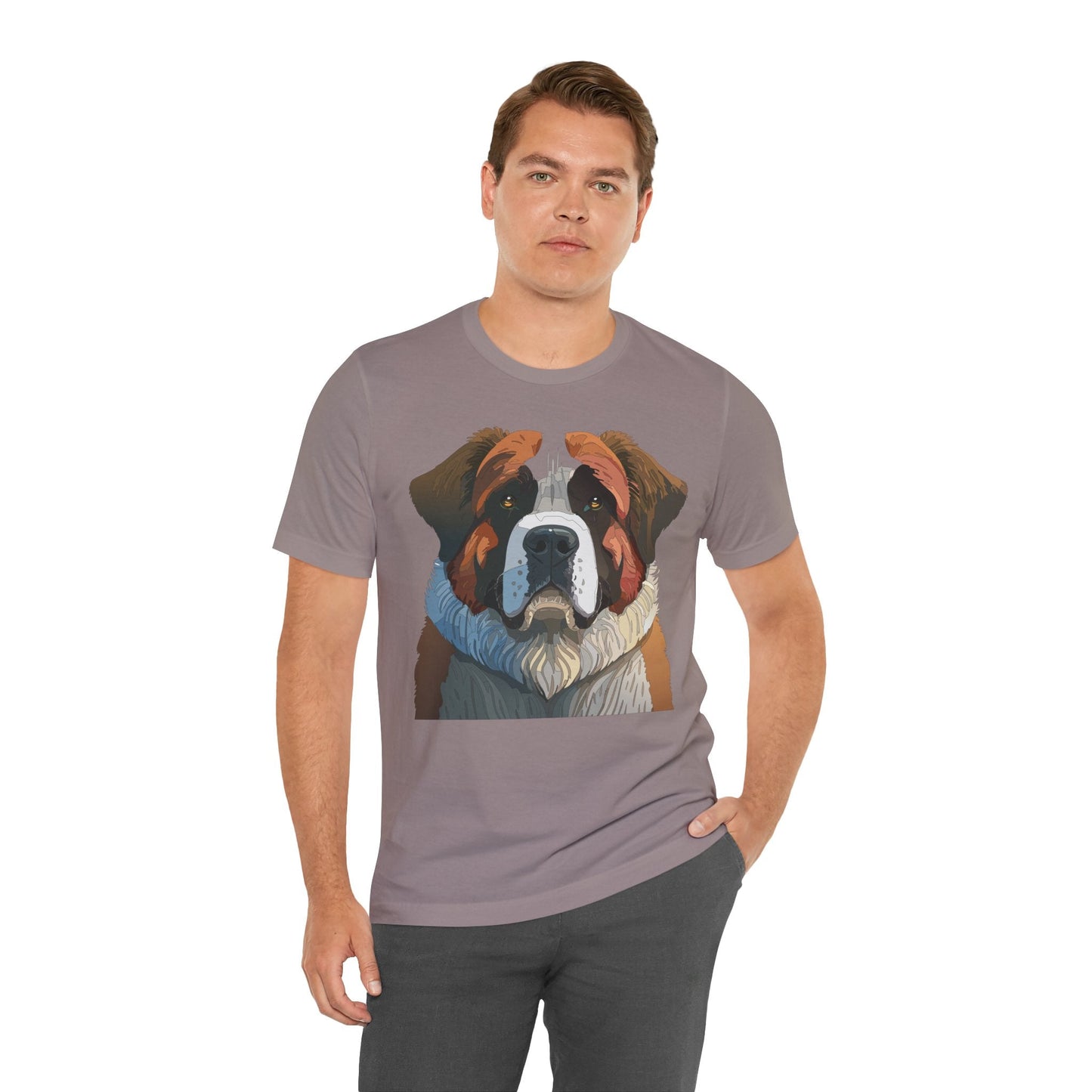 Unisex Animal Shirt Art Design Tee With Wild Animals Print Casual Comfort Wear Everyday Style