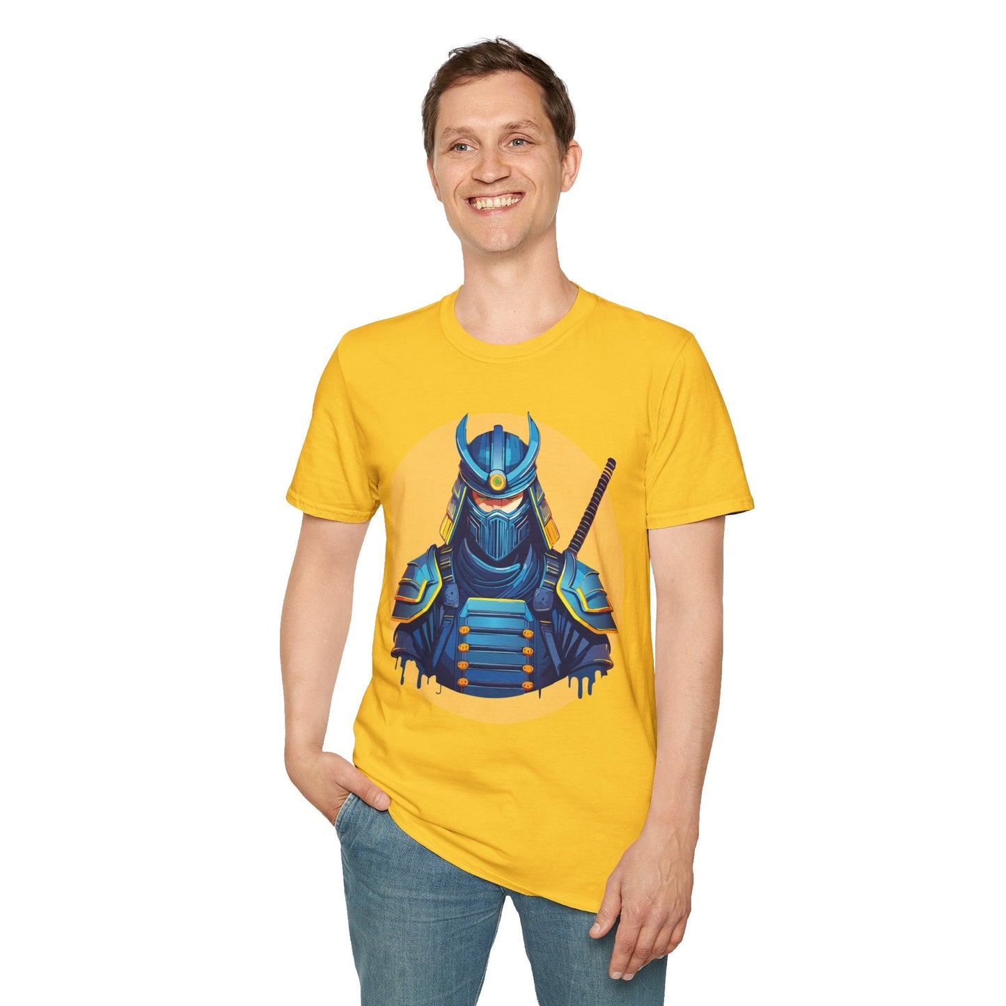 Samurai Shirt Unisex Softstyle T Shirt 100 Percent Ring Spun Cotton Tee For Everyday Comfort