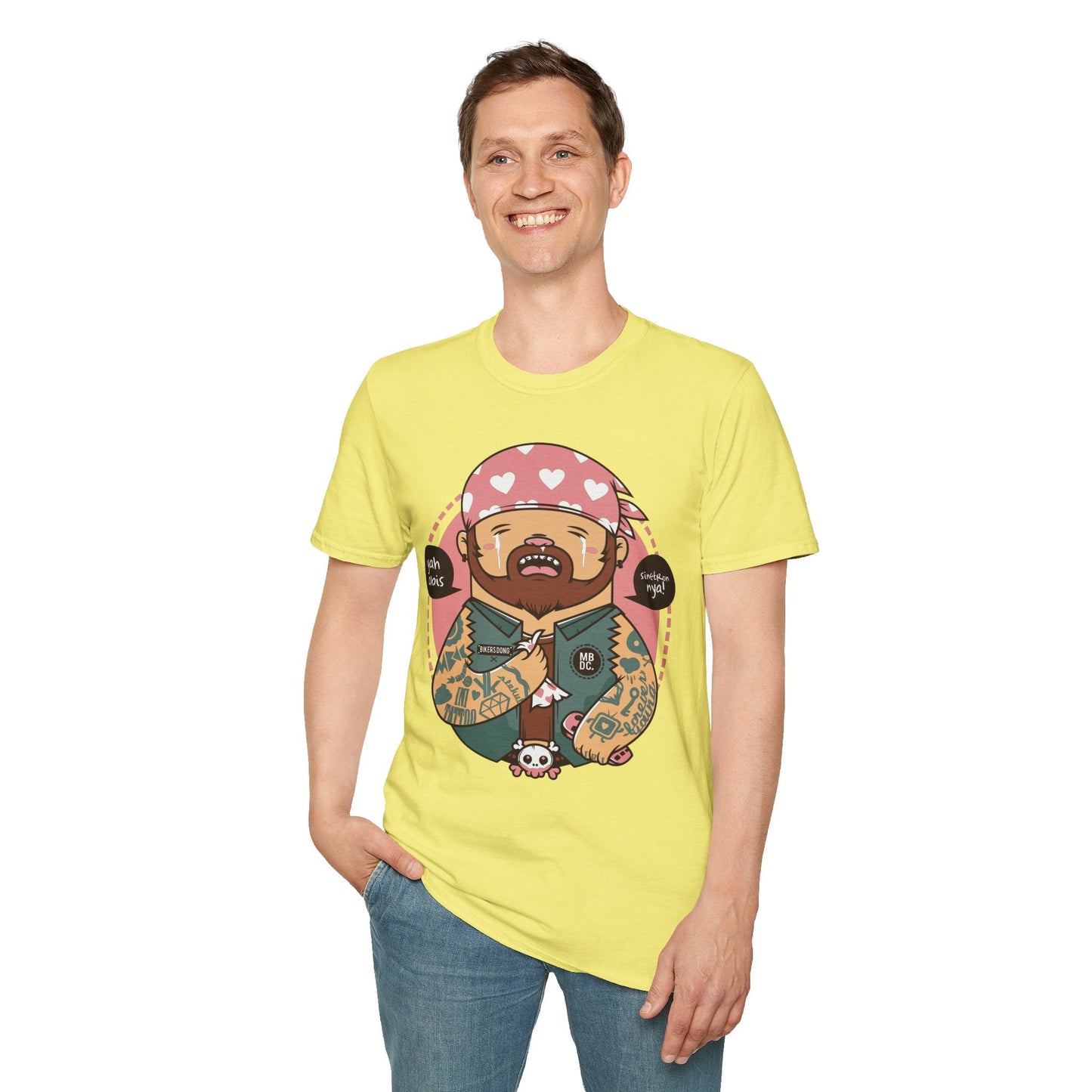 Cartoon Animation T Shirt Unisex Softstyle 100 Percent Ring Spun Cotton Comfort Tee