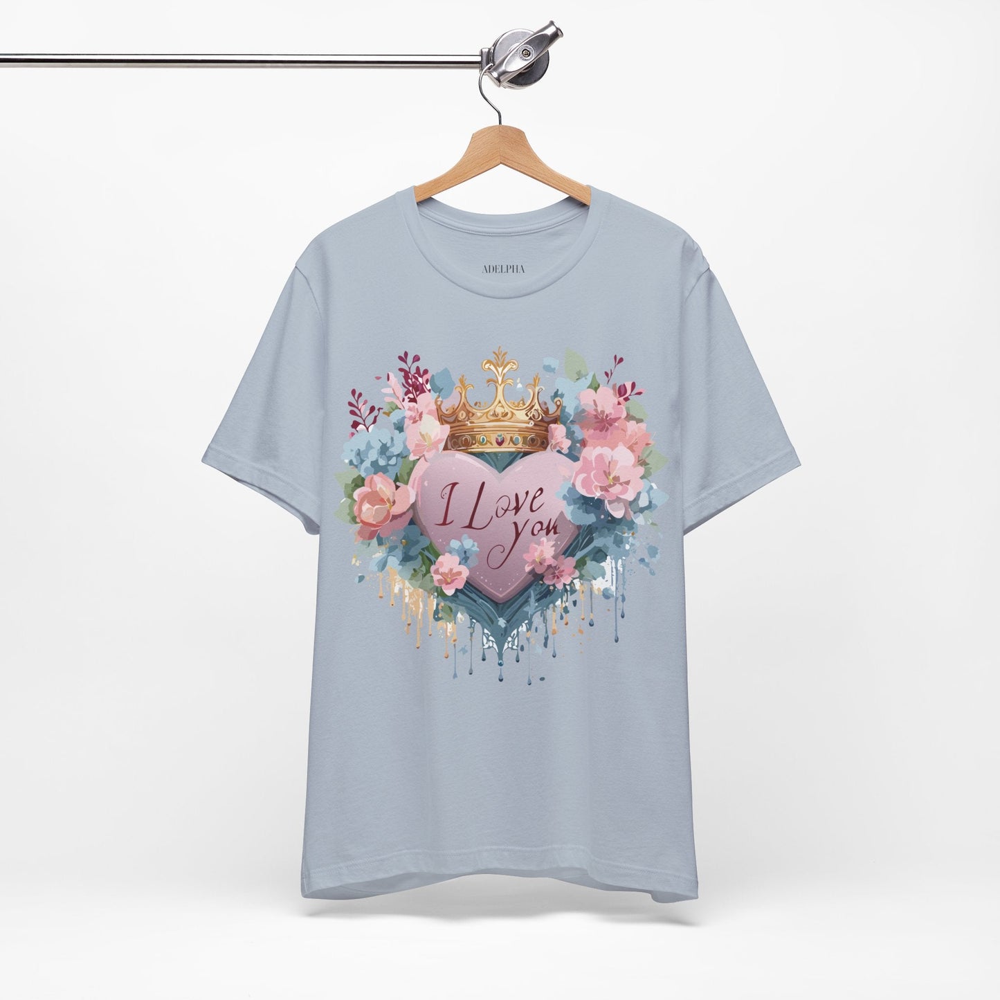Valentine Graphic Tee Unisex Jersey Short Sleeve Vintage Inspired Art Design By Adelpha