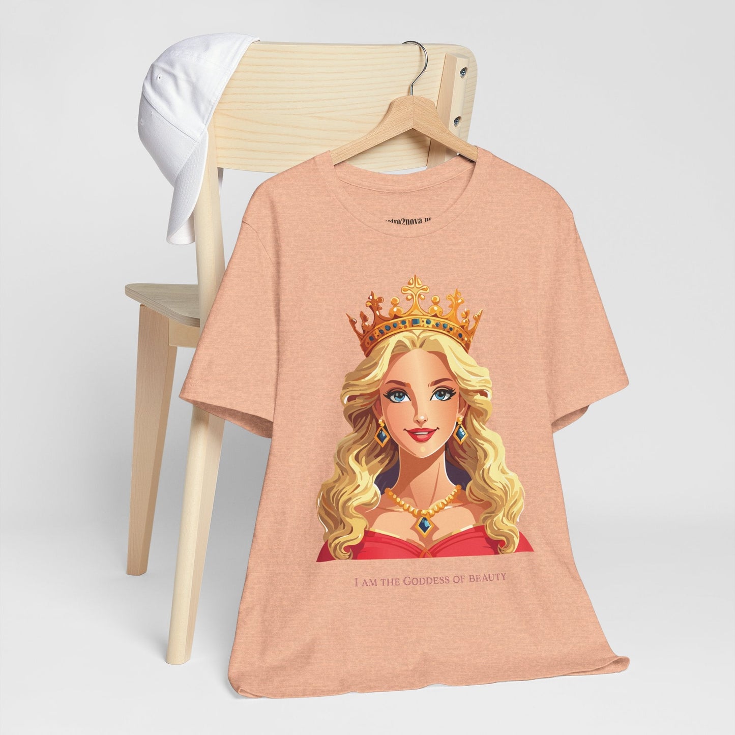 Goddess Shirt Unisex Graphic Cotton T Shirt Short Sleeve With Original Art By Retro2Nova