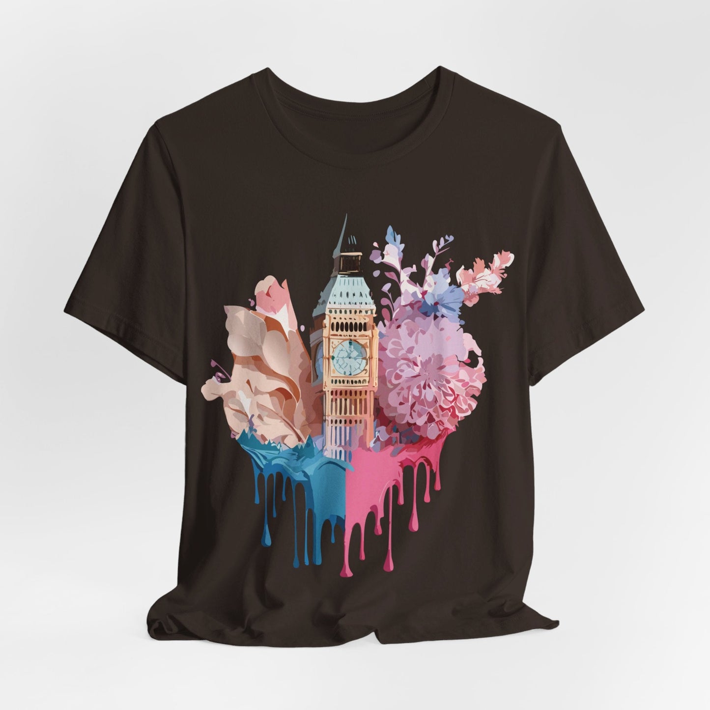 Adelpha Unisex London Tour Graphic Tee With Vintage Inspired Artwork Short Sleeve