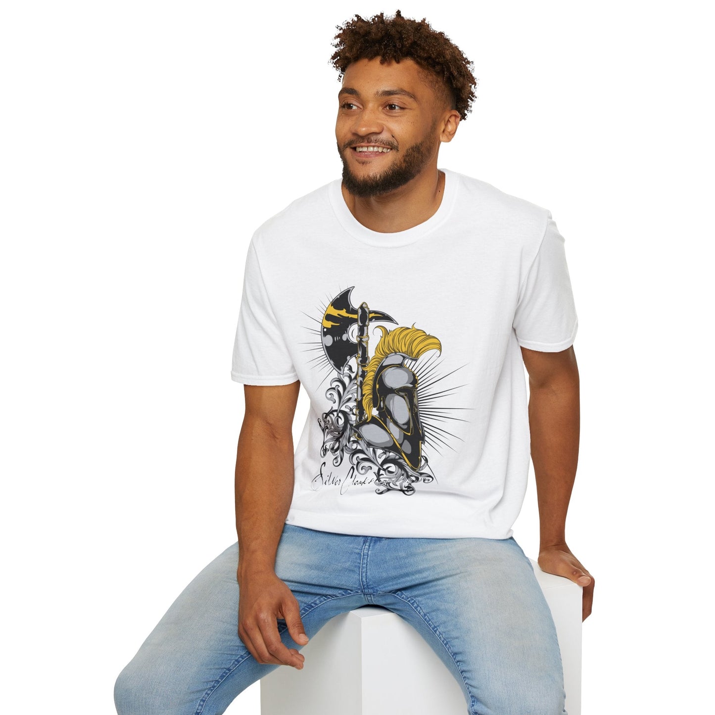 Unisex Art Graphic Shirt 100 Percent Ring Spun Cotton Softstyle Tee For Everyday Comfort And Style