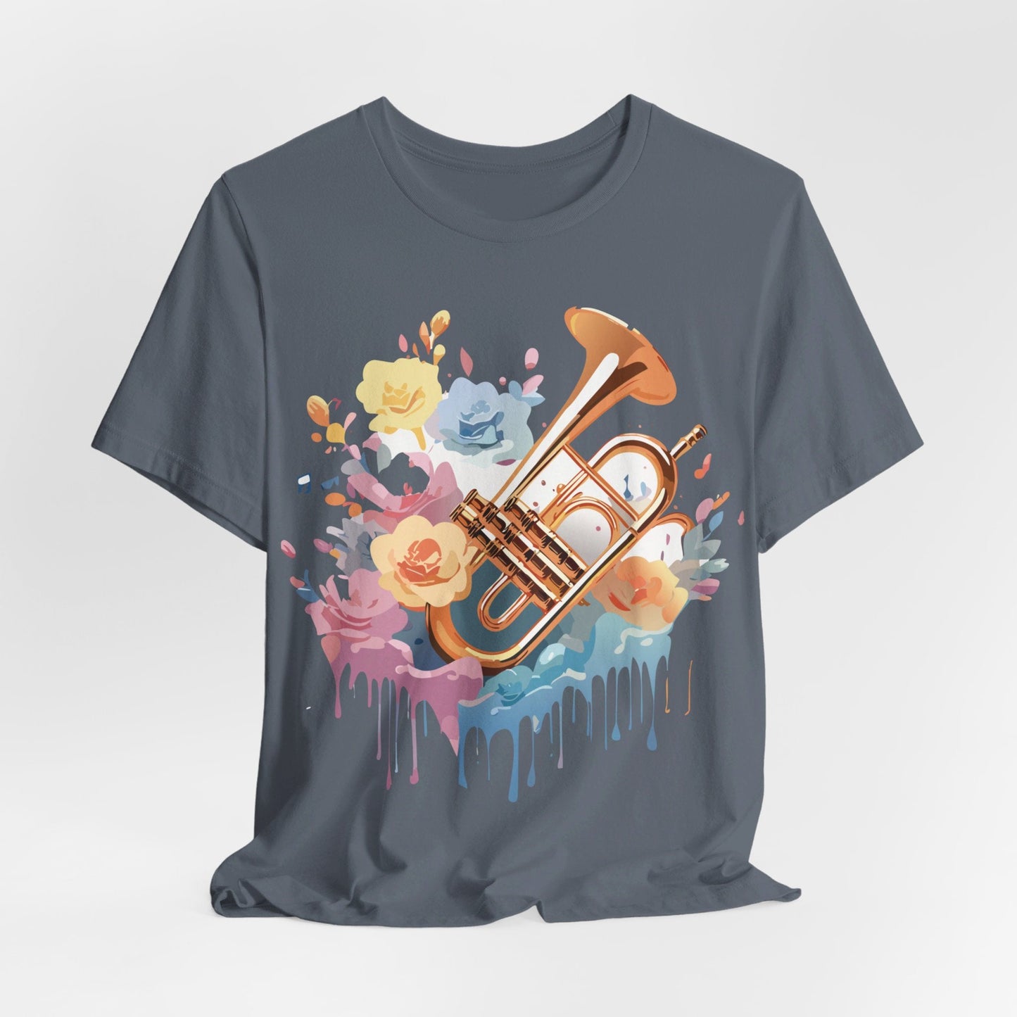 Music T Shirt Unisex Graphic Tee Vintage Artwork Adelpha Short Sleeve Art Design