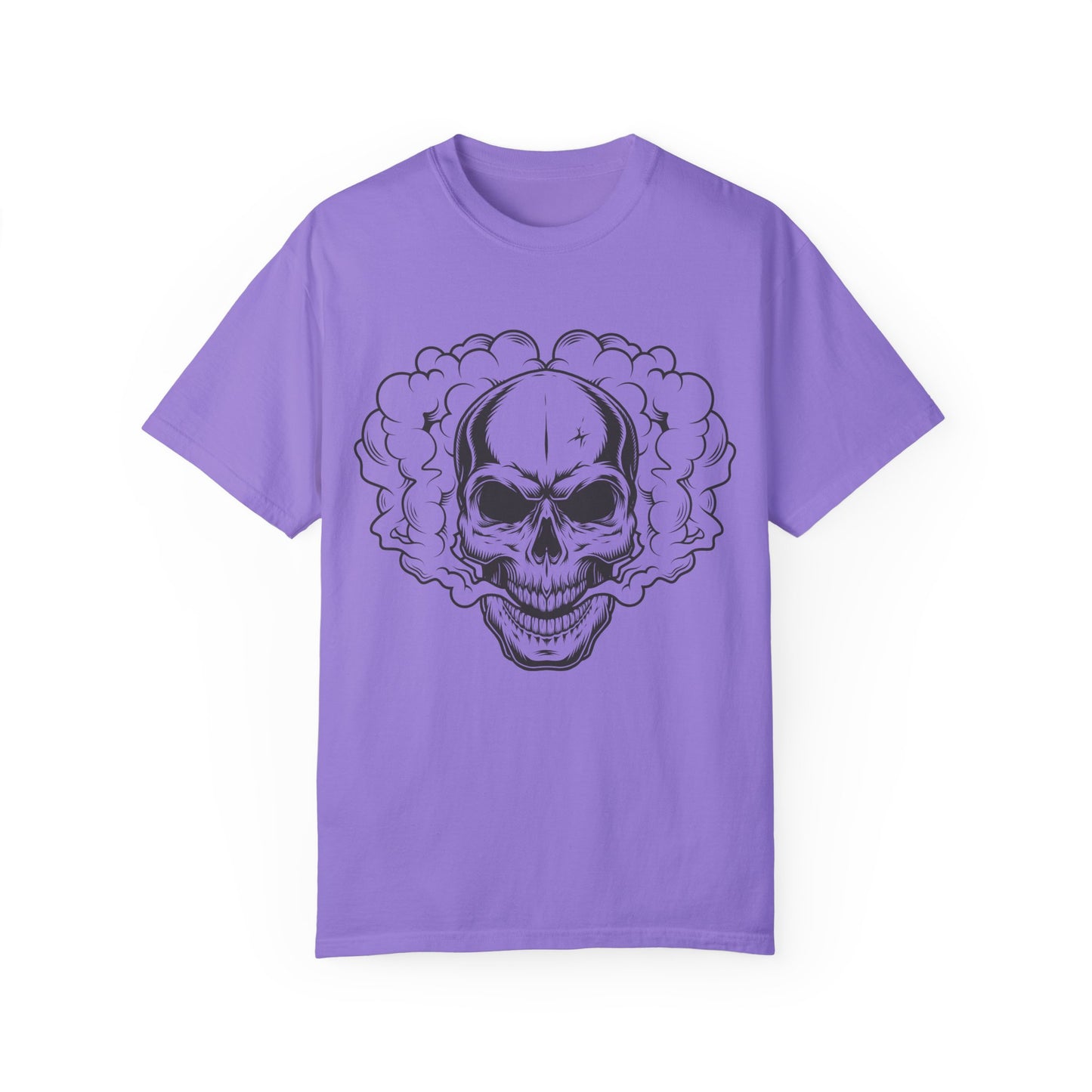 Unisex Cotton Tee Shirt with Skull