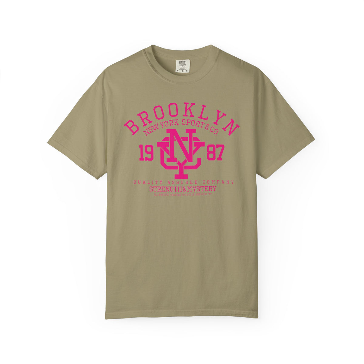 Brooklyn 1987 Athletic Logo Unisex Comfort Colors Garment-Dyed Heavyweight 100 Cotton Art Design T-Shirt w11