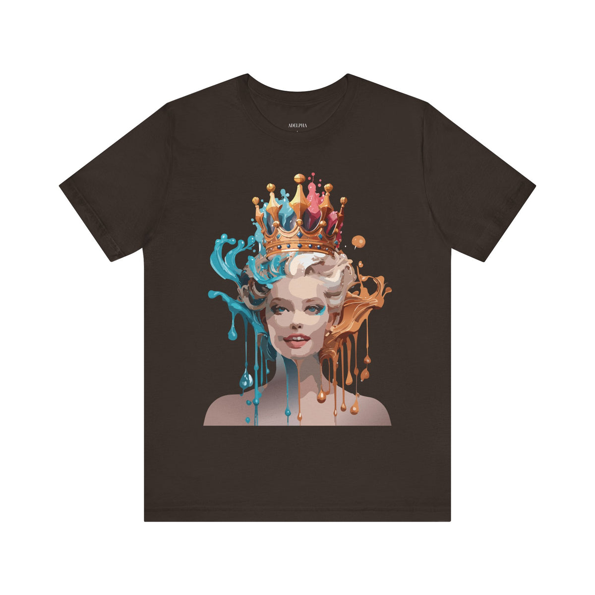 Queen Graphic Unisex Cotton Bella+Canvas Tee with Art Design m177