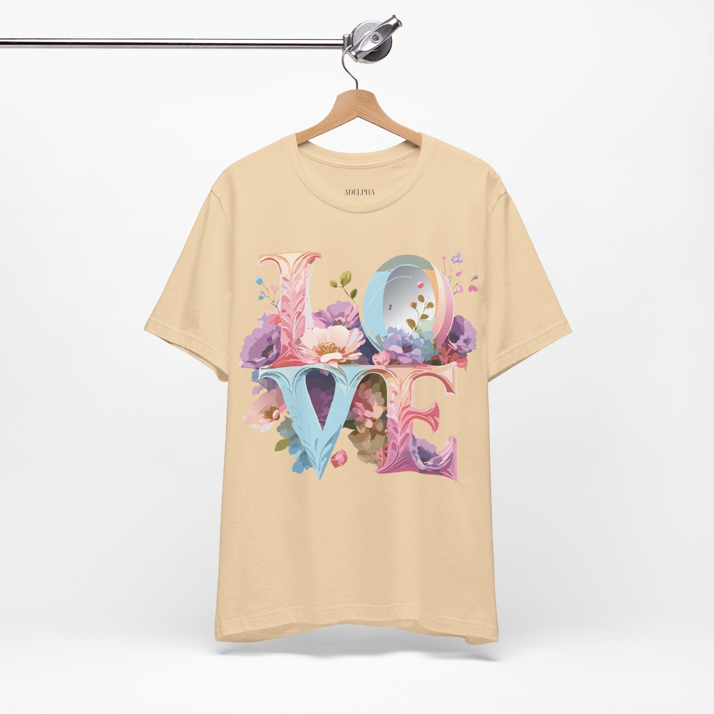 Adelpha Valentine Graphic Tee Unisex Short Sleeve Vintage Inspired Art Design for Everyday Wear