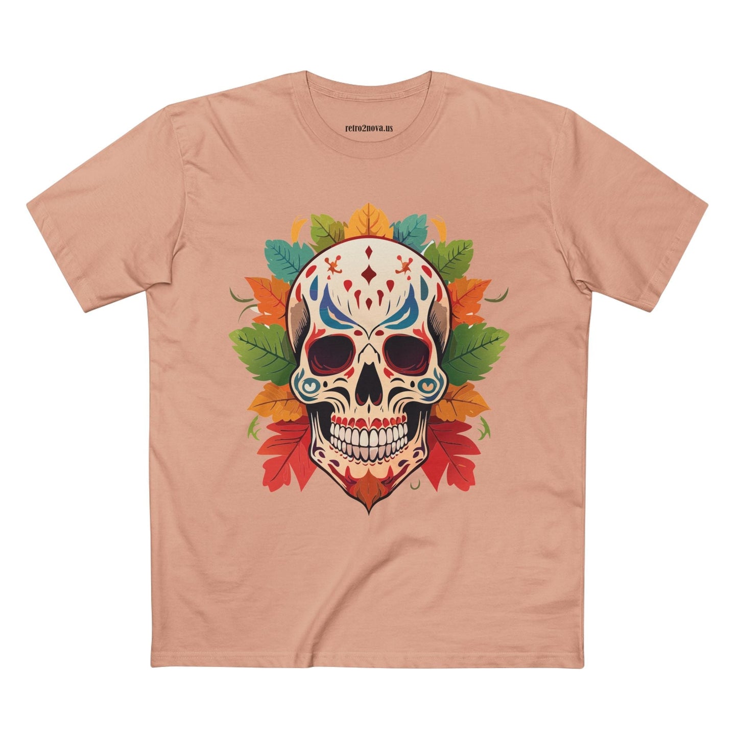 Skull Shirt Skeleton Tee SS-12 Unisex Premium Cotton Original Art Design Retro2Nova