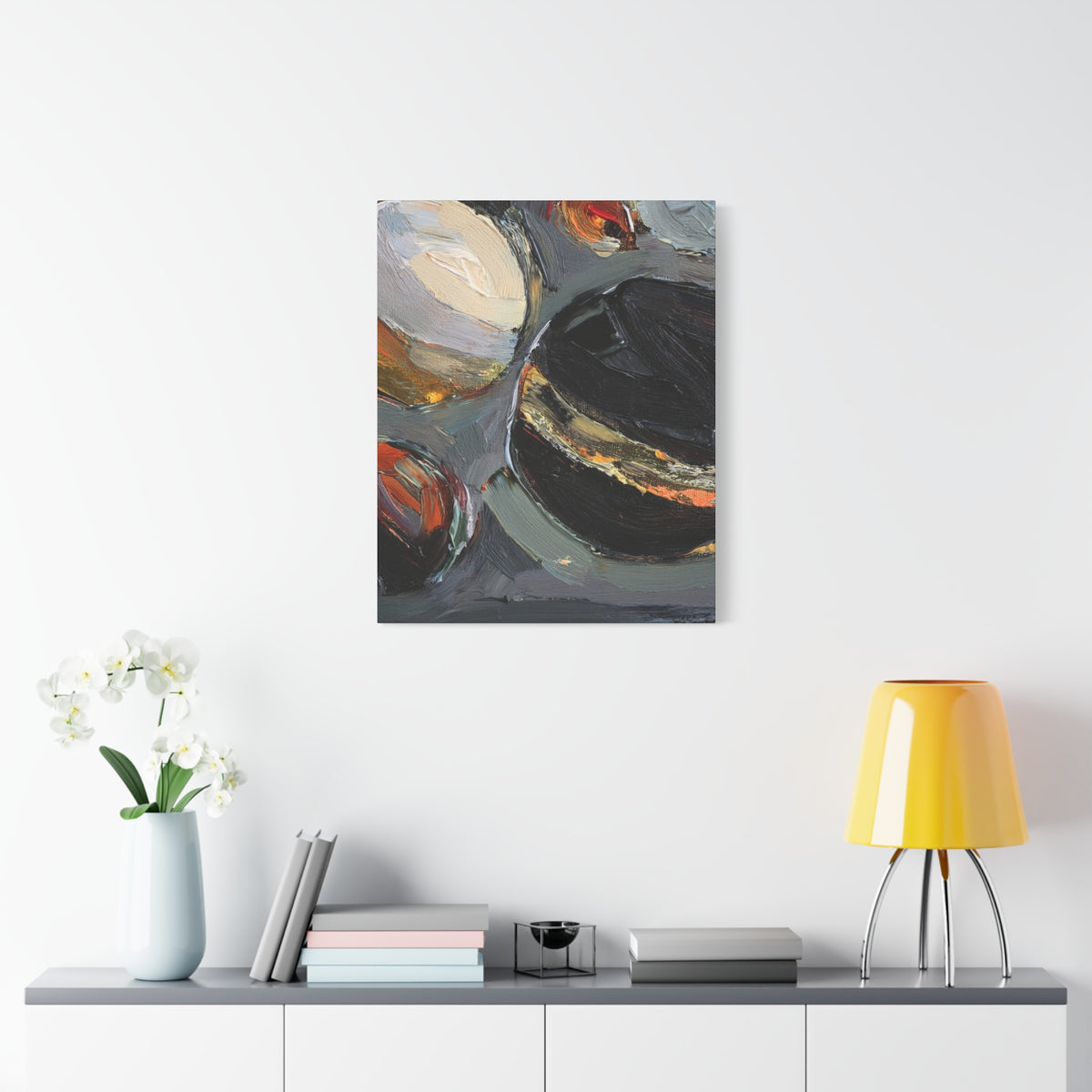 Abstract Oil Painting Print Canvas 20x24,20x30,24x30 24x32,24x36,30x40 32x48,36x48,40x60 Pine-Wood Inner Frame ABS-71