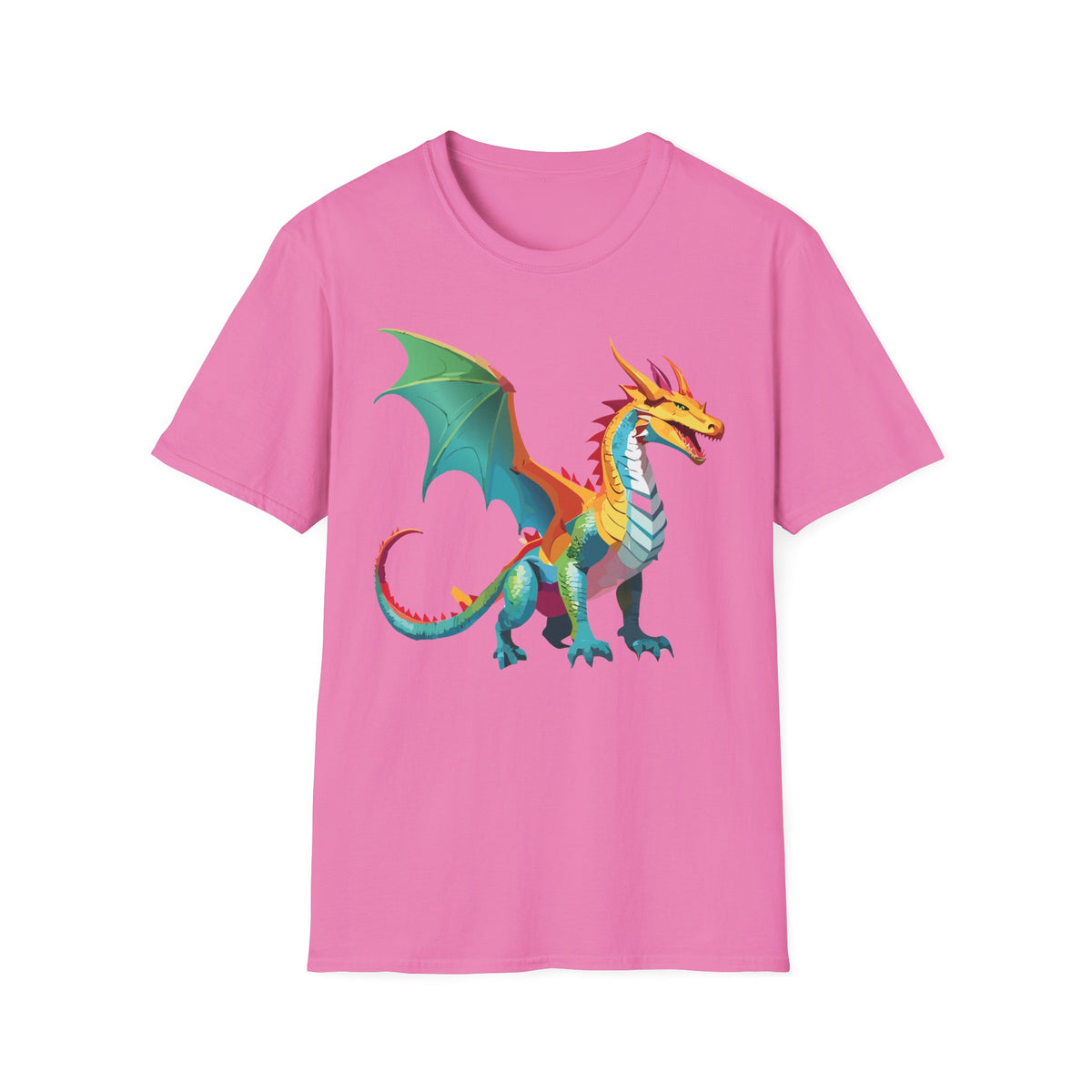 Dragon Graphic Tee Gildan Unisex 100 Cotton Tee Shirt with Animals m17