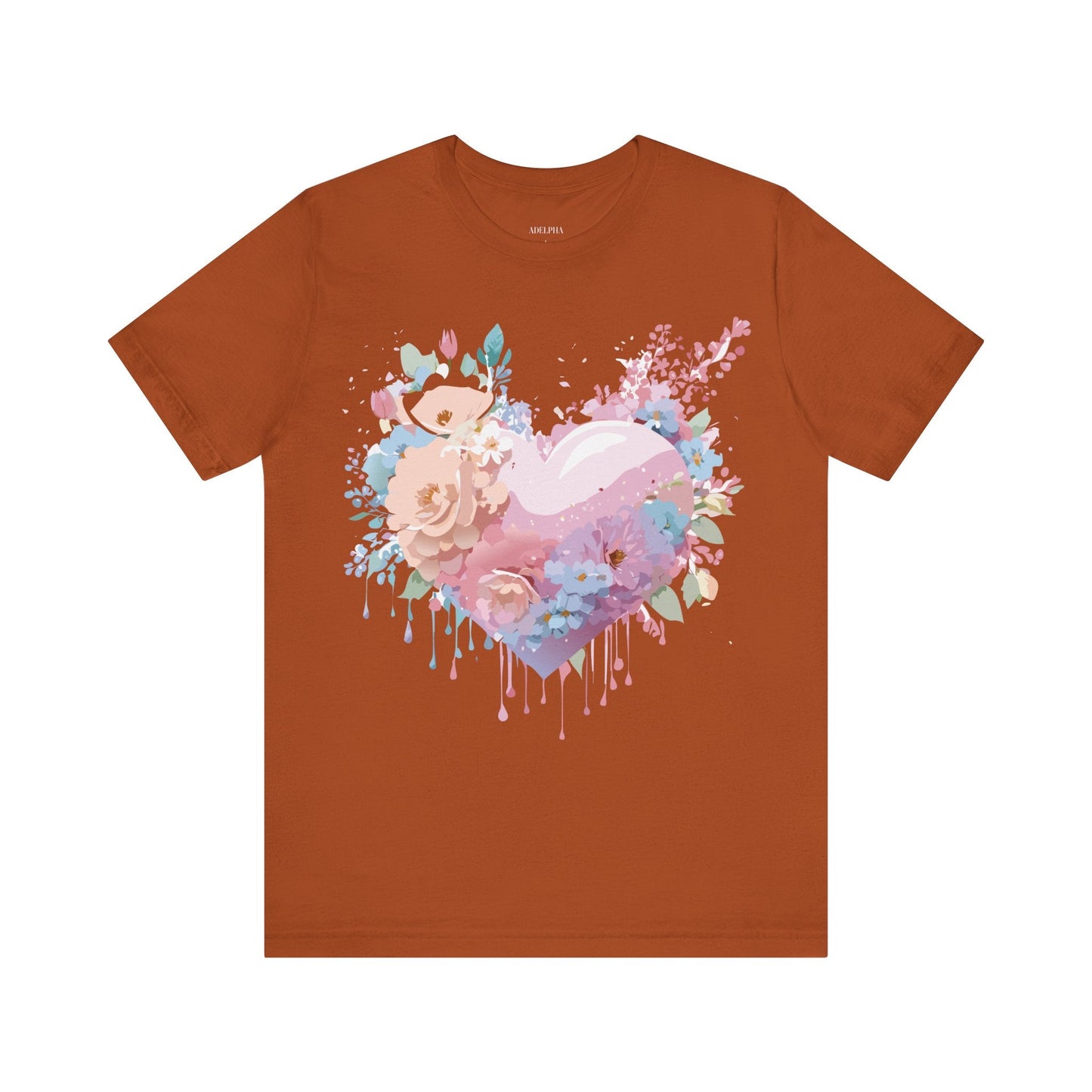 Adelpha Unisex Graphic Tee Valentine Shirts Vintage Inspired Artwork Short Sleeve Jersey