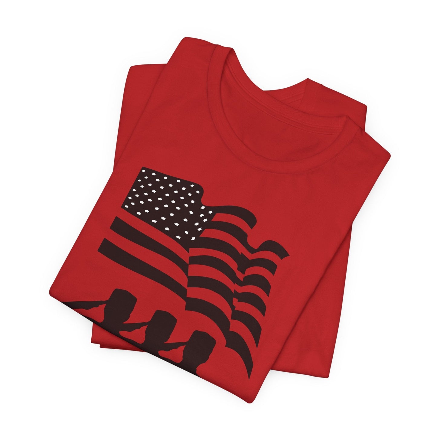 Army Veteran Patriotic Graphic Design Unisex Cotton T-Shirt v51