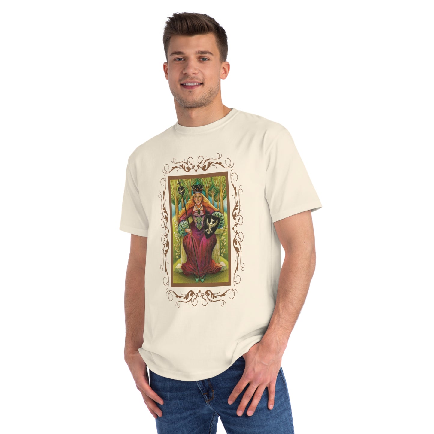 Camiseta unisex de algodón orgánico con cartas del tarot