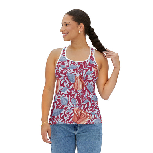 Summer Tank Top with floral prints