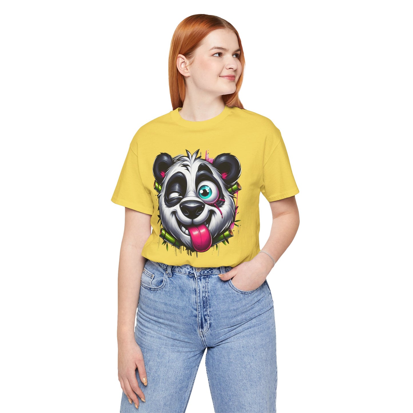 DiDi Panda Shirt, Funny Animal T-Shirt, Cartoon Top, Funny Panda Tee Shirt, Animal Tees, Art Design T-Shirt, Graphic Tee
