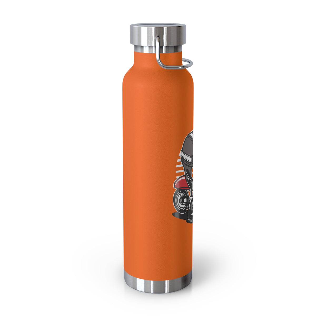 22oz Copper Insulated Water Bottle with Cartoon Design - CV12
