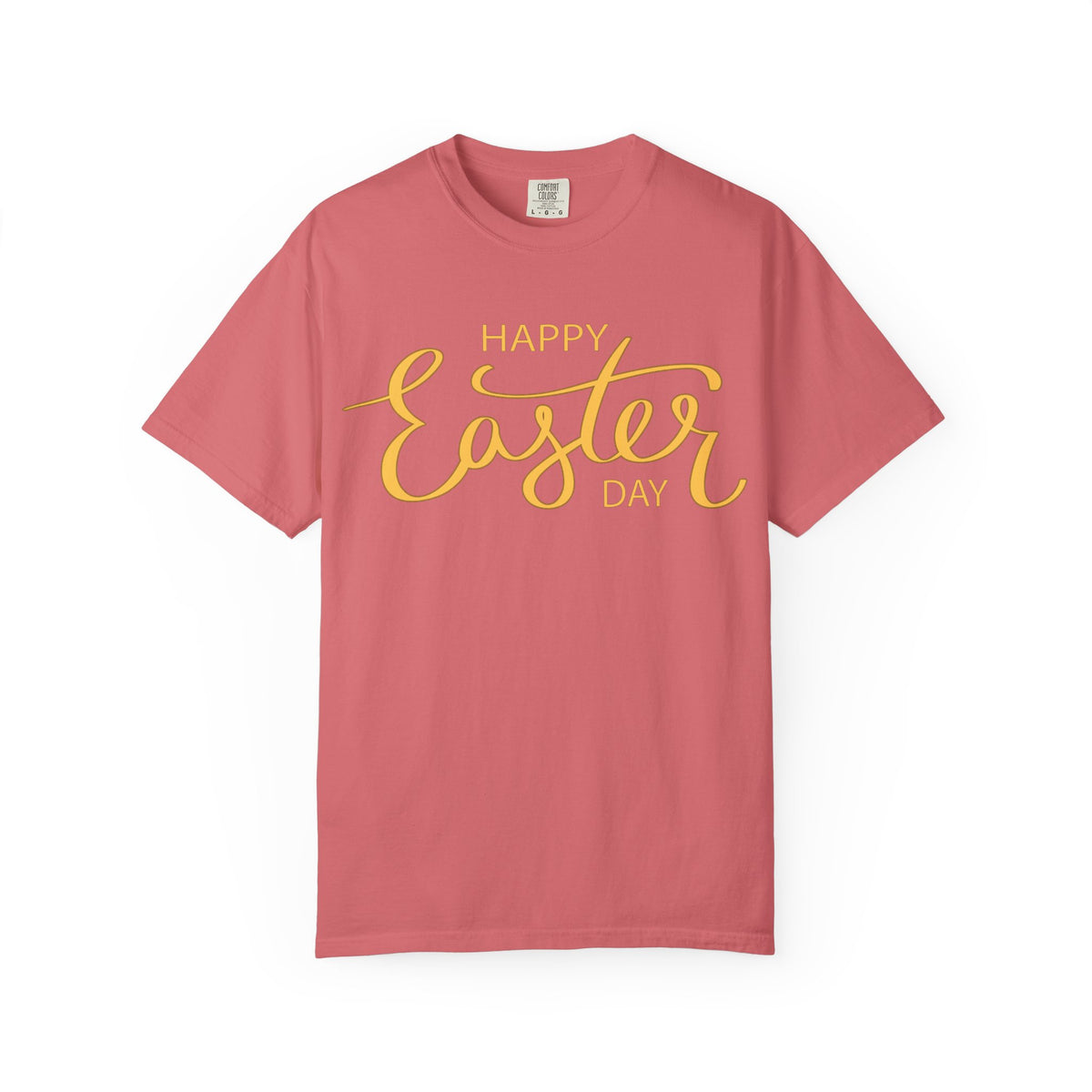 Happy Easter Day T-Shirt, Tee Shirt with Easter Signature, T Shirt with Easter Prints, Tee Shirt with Easter Design