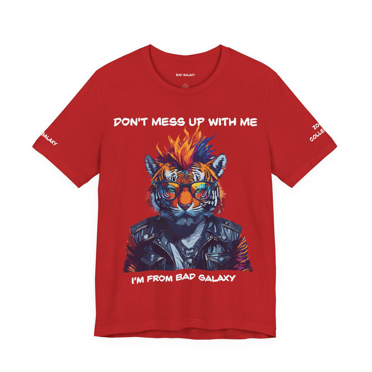 Animal Graphic Unisex Cotton Bella+Canvas Tee with Art Design b2