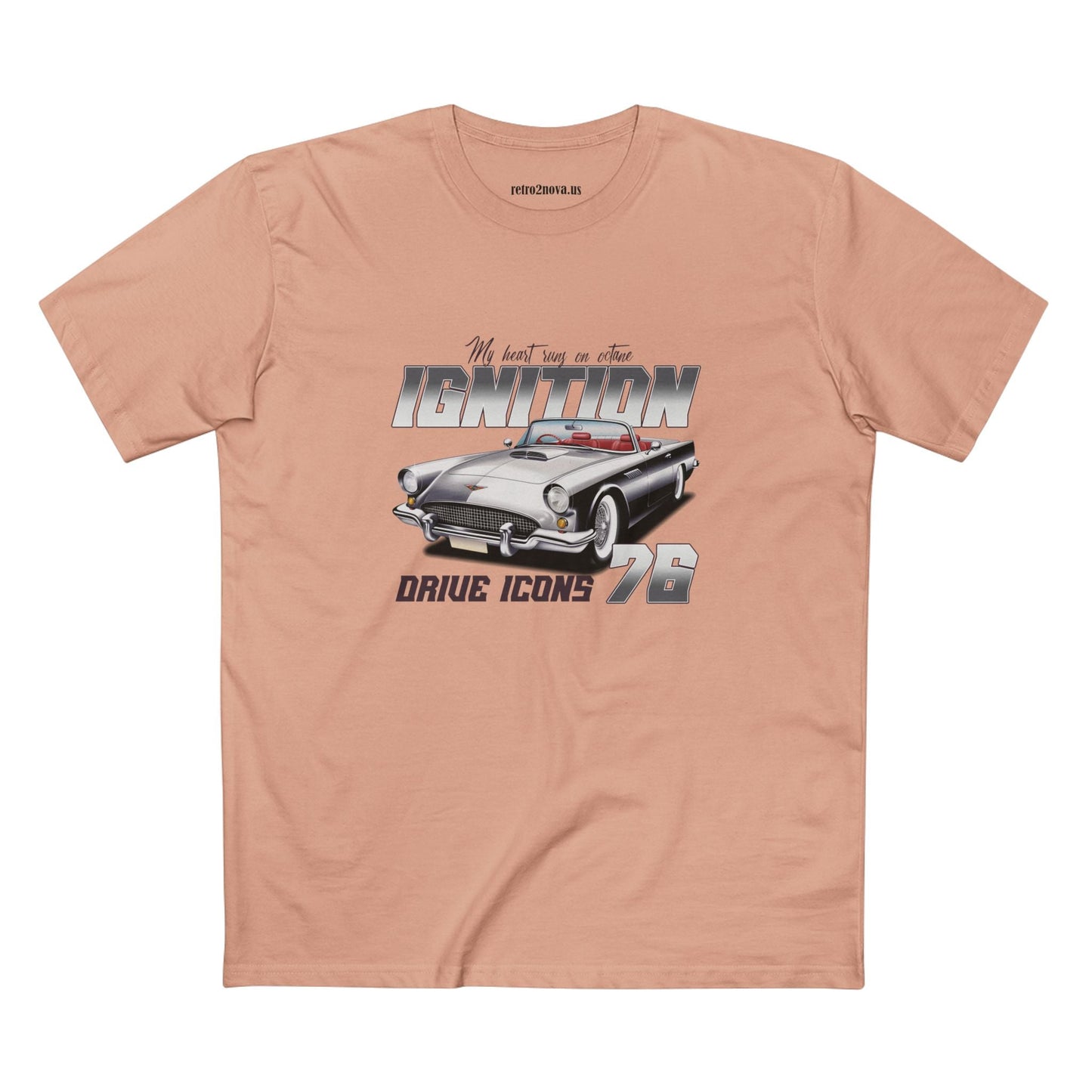 Retro Car Shirts Vintage Car Shirts RC11 Unisex Premium Cotton Tee With Original Art Design